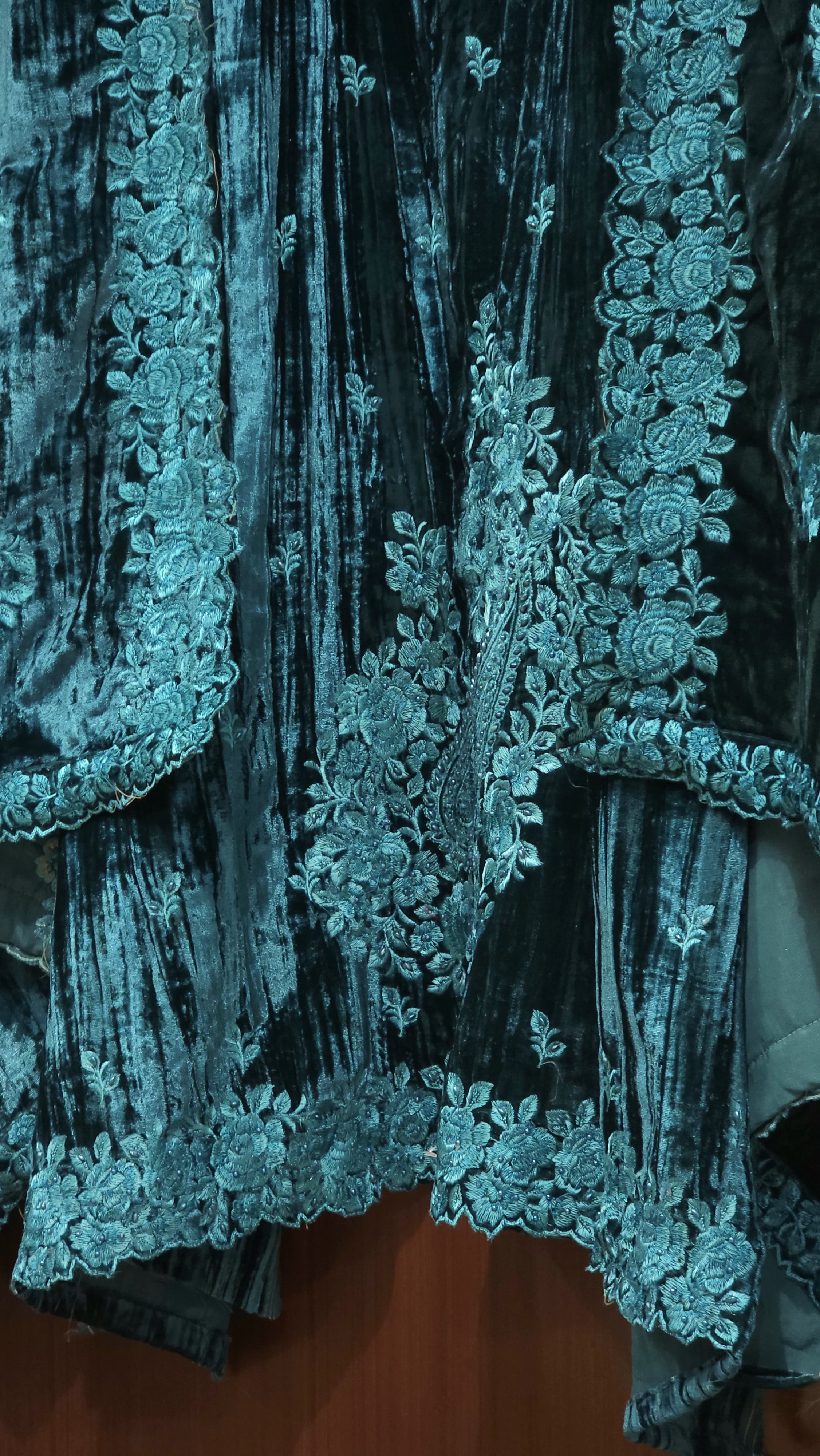 Viral Parsi Embroidery - Velvet Edition with bottom work