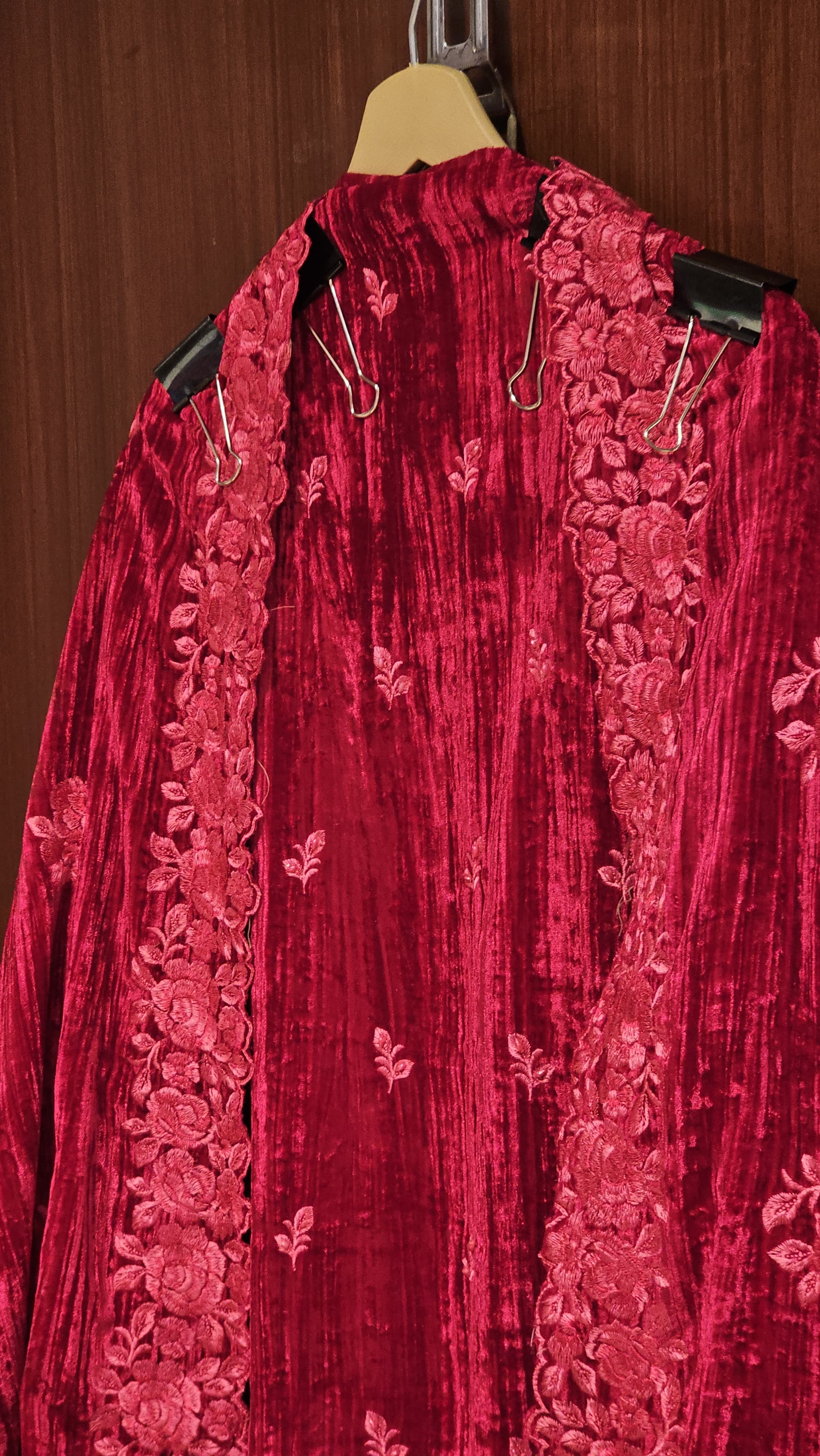 Viral Parsi Embroidery - Velvet Edition with bottom work