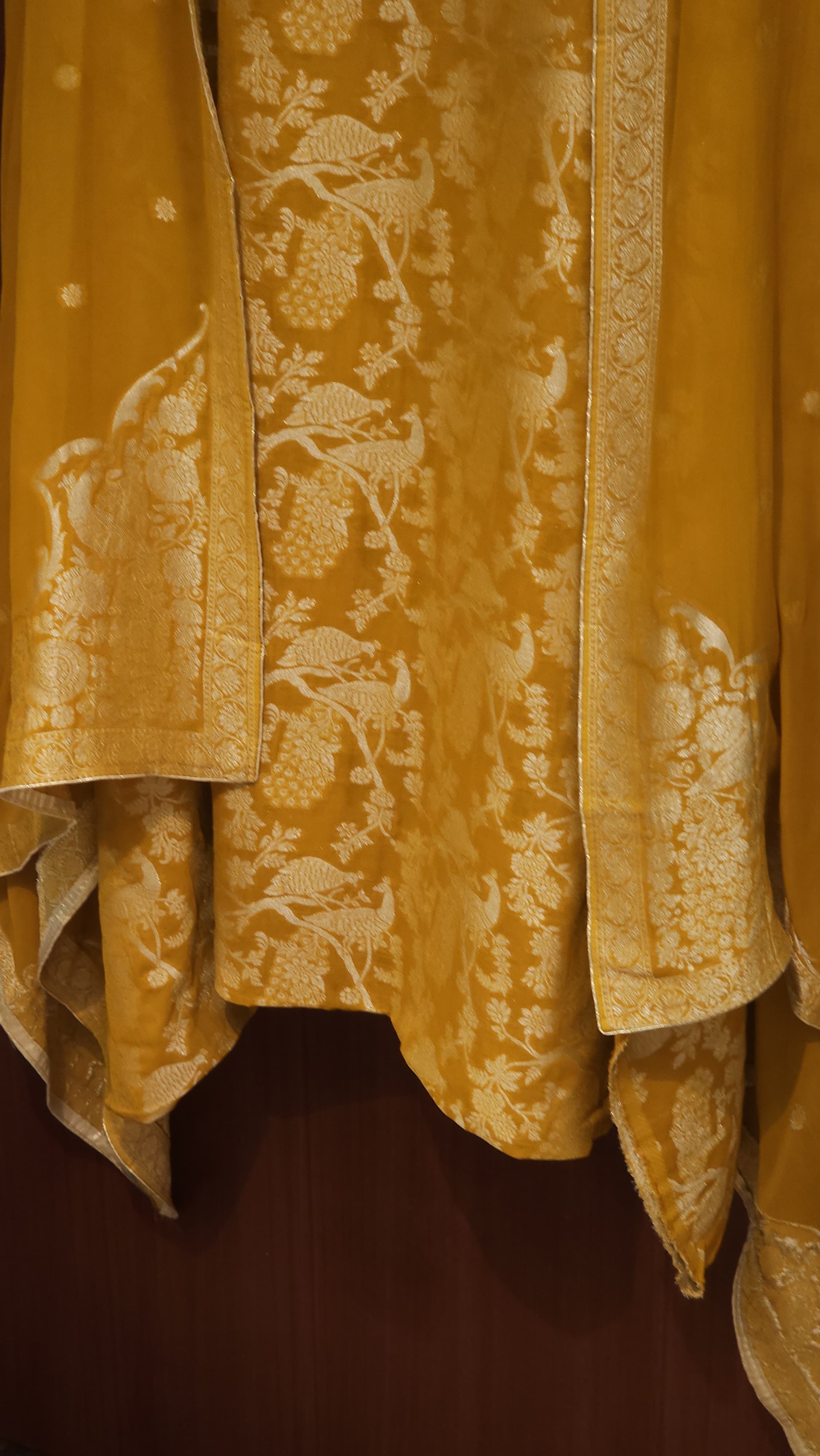 Original Banarasi Georgette Suit with Pure Crepe Bottom