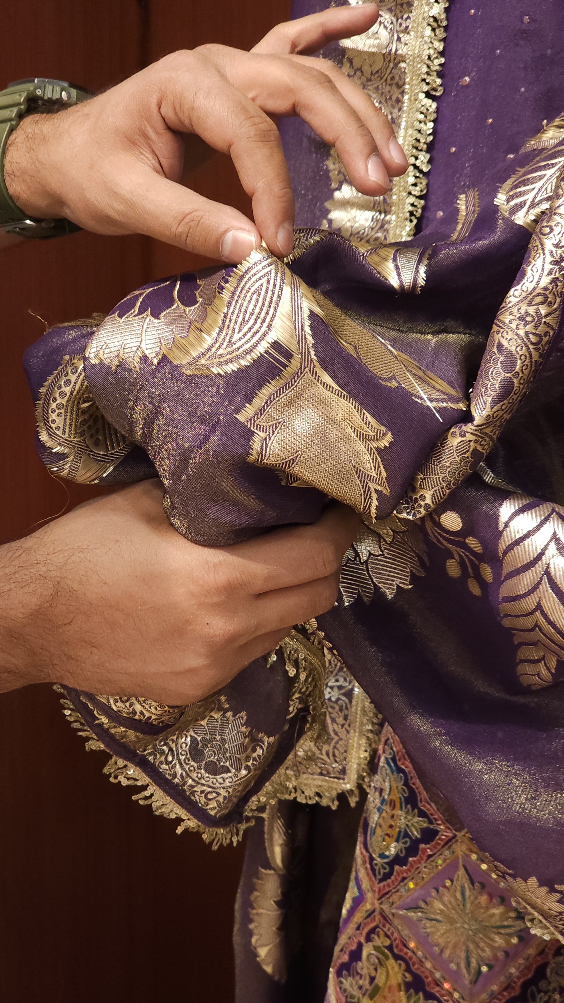 Mughal Art 3.O Suit with Rajwada Embroidery