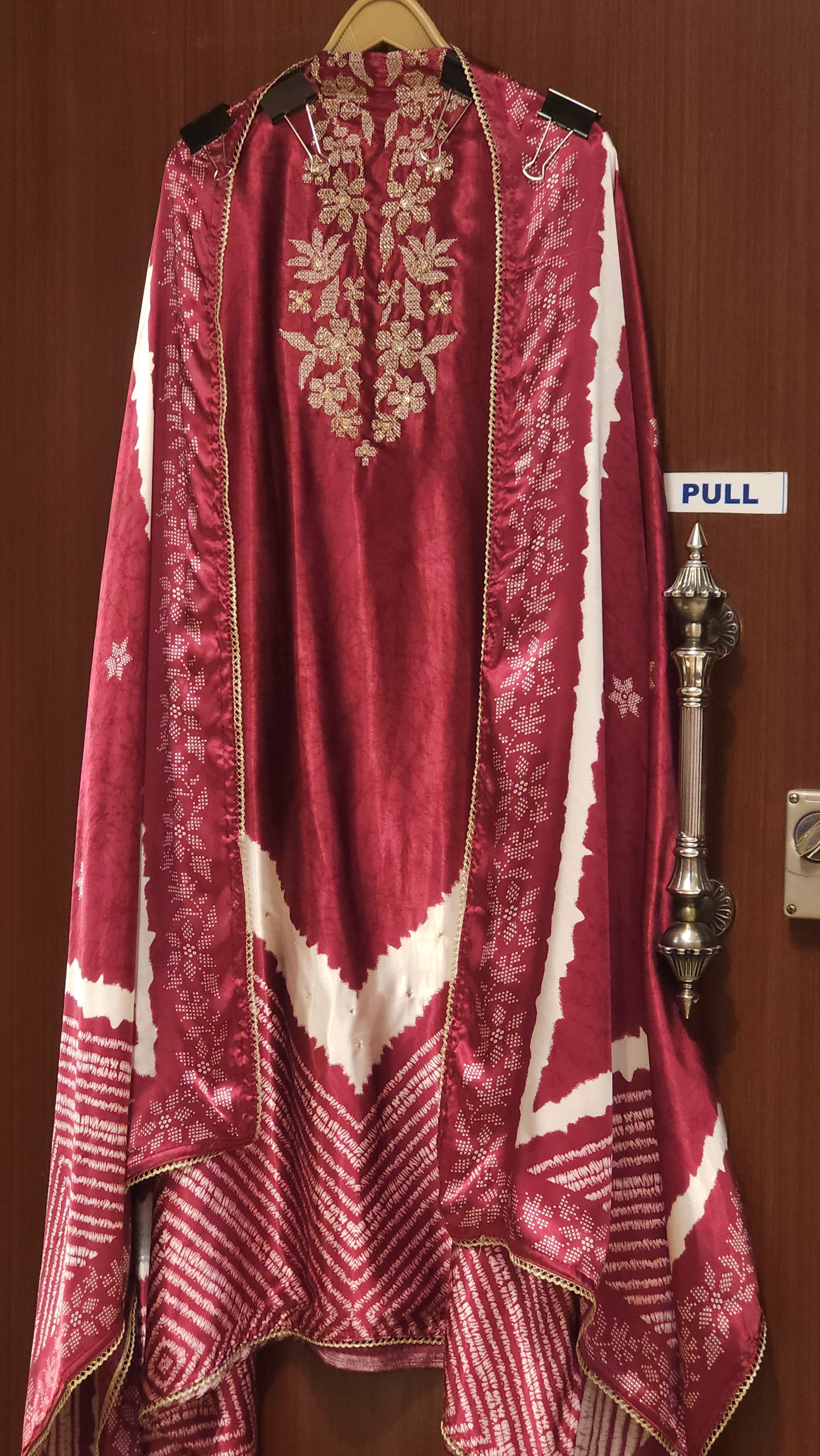 Gajji Silk 1.O with Bandhani Prints