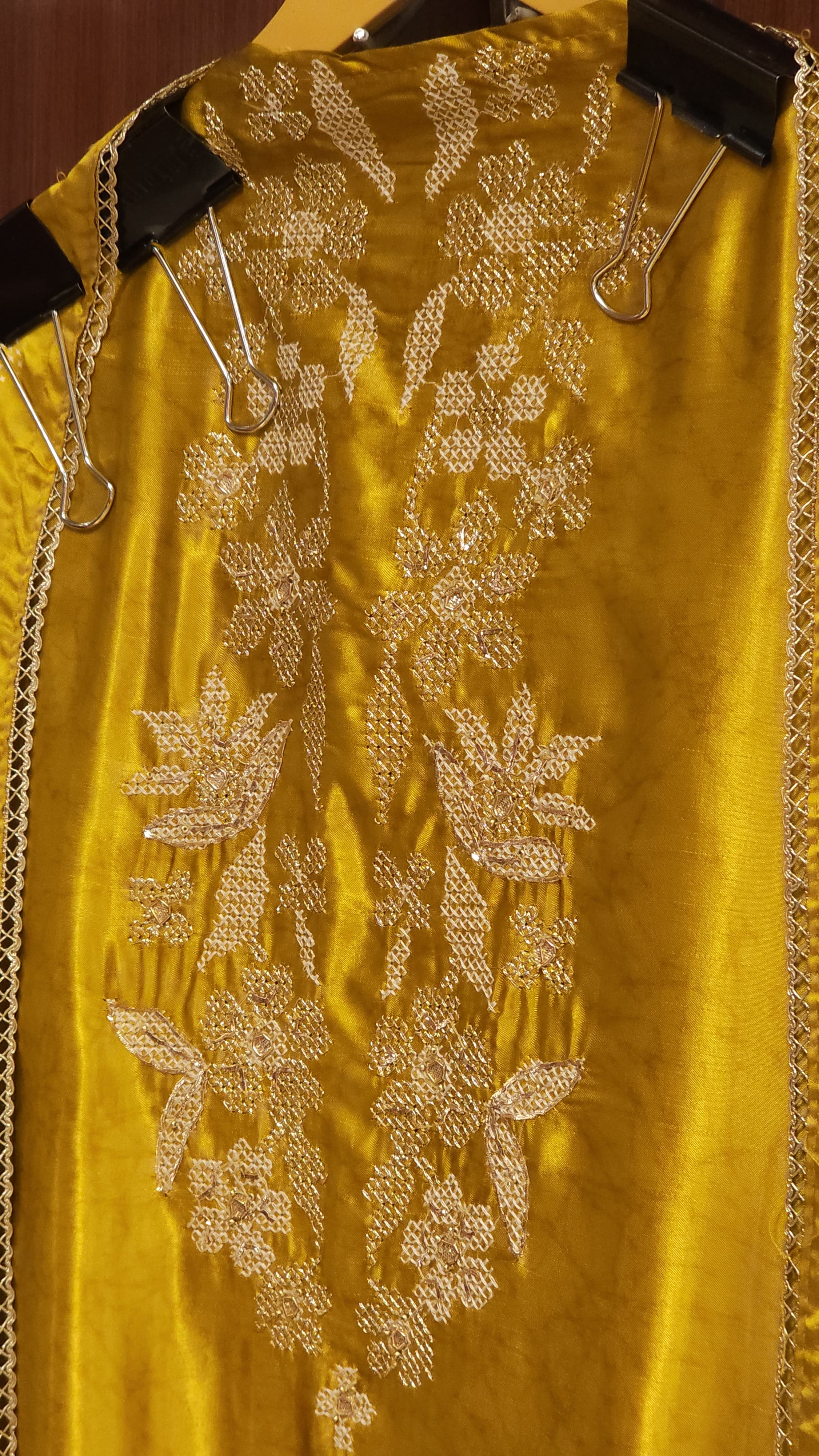 Gajji Silk 1.O with Bandhani Prints