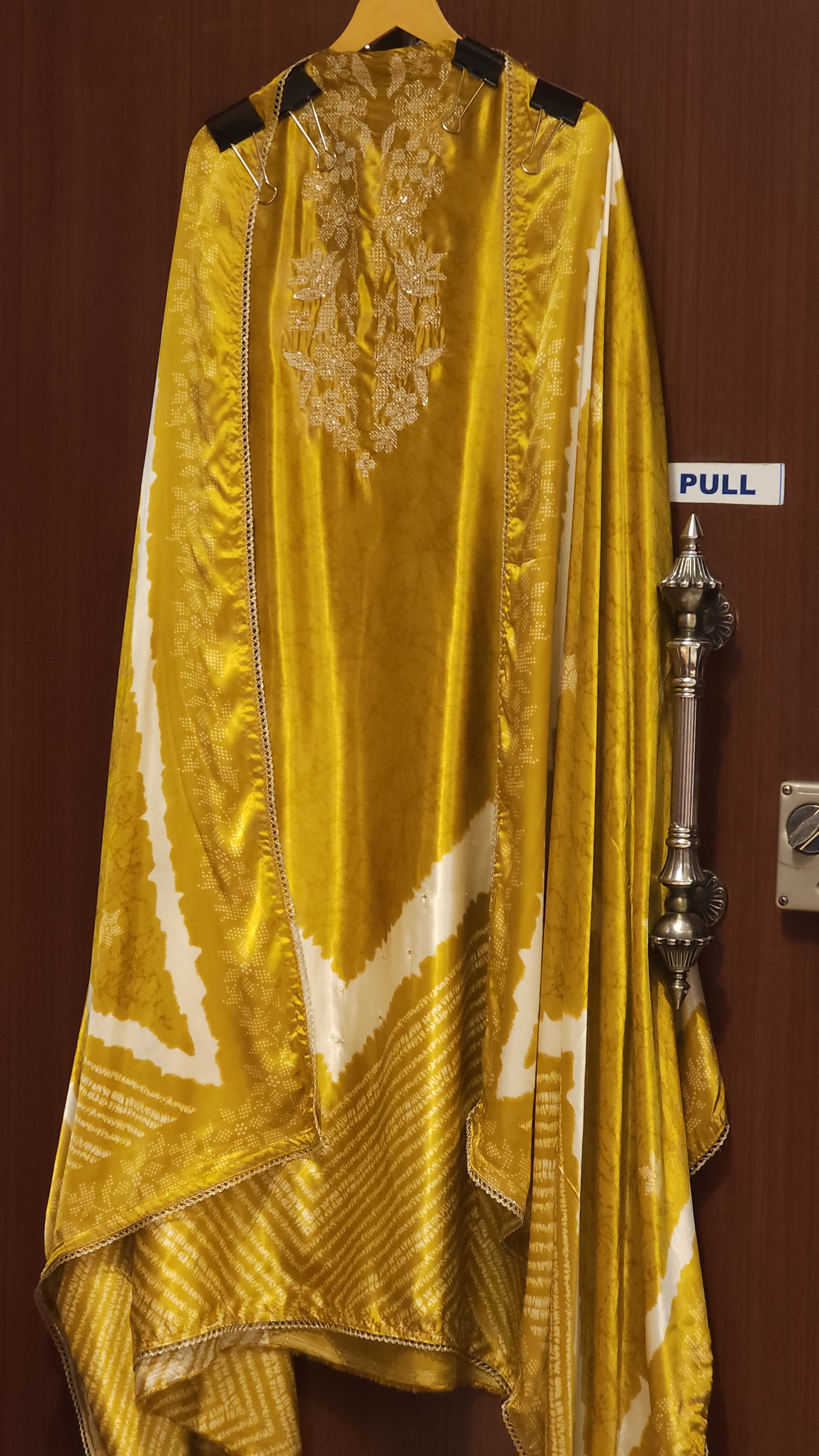 Gajji Silk 1.O with Bandhani Prints