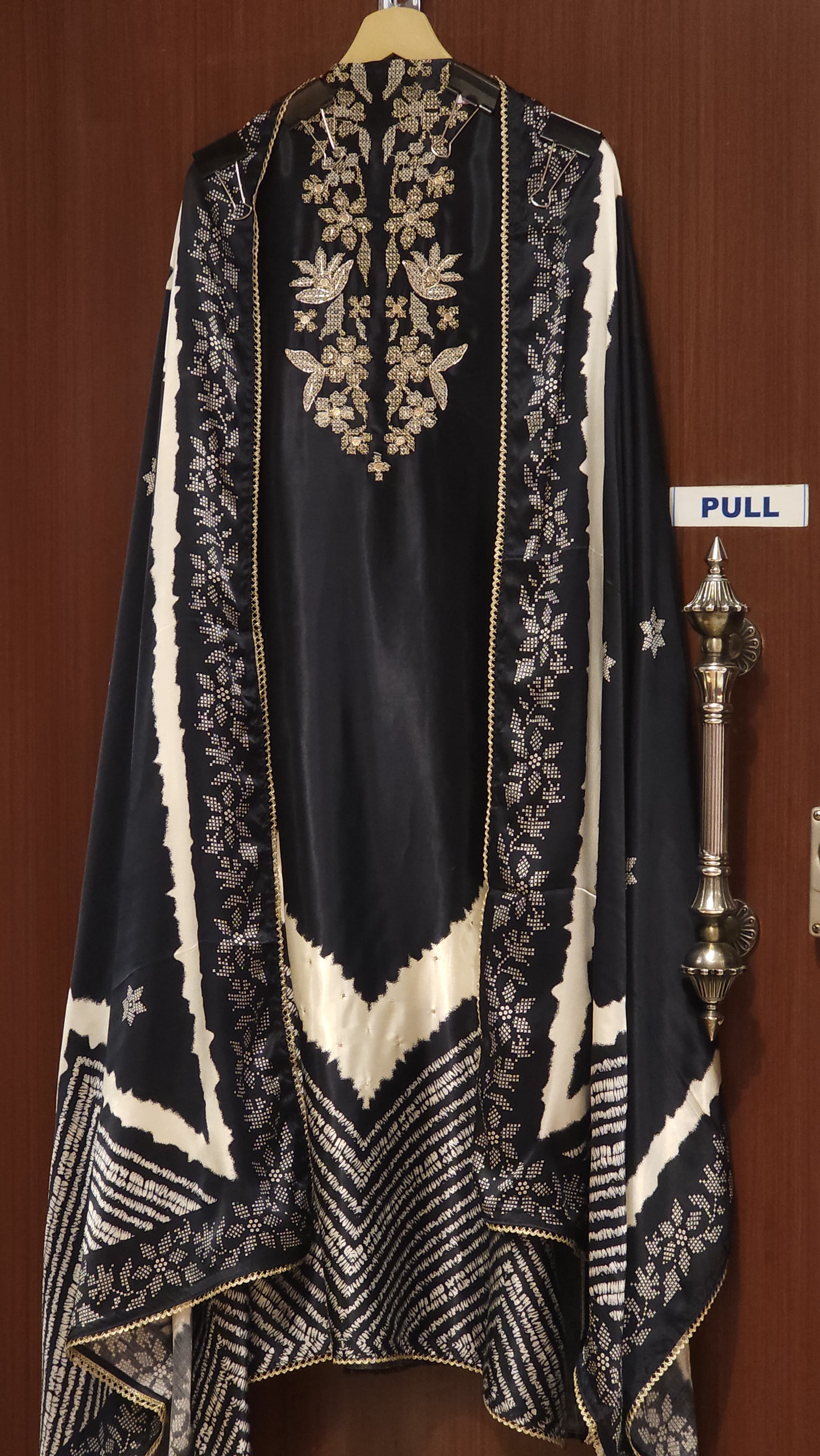 Gajji Silk 1.O with Bandhani Prints