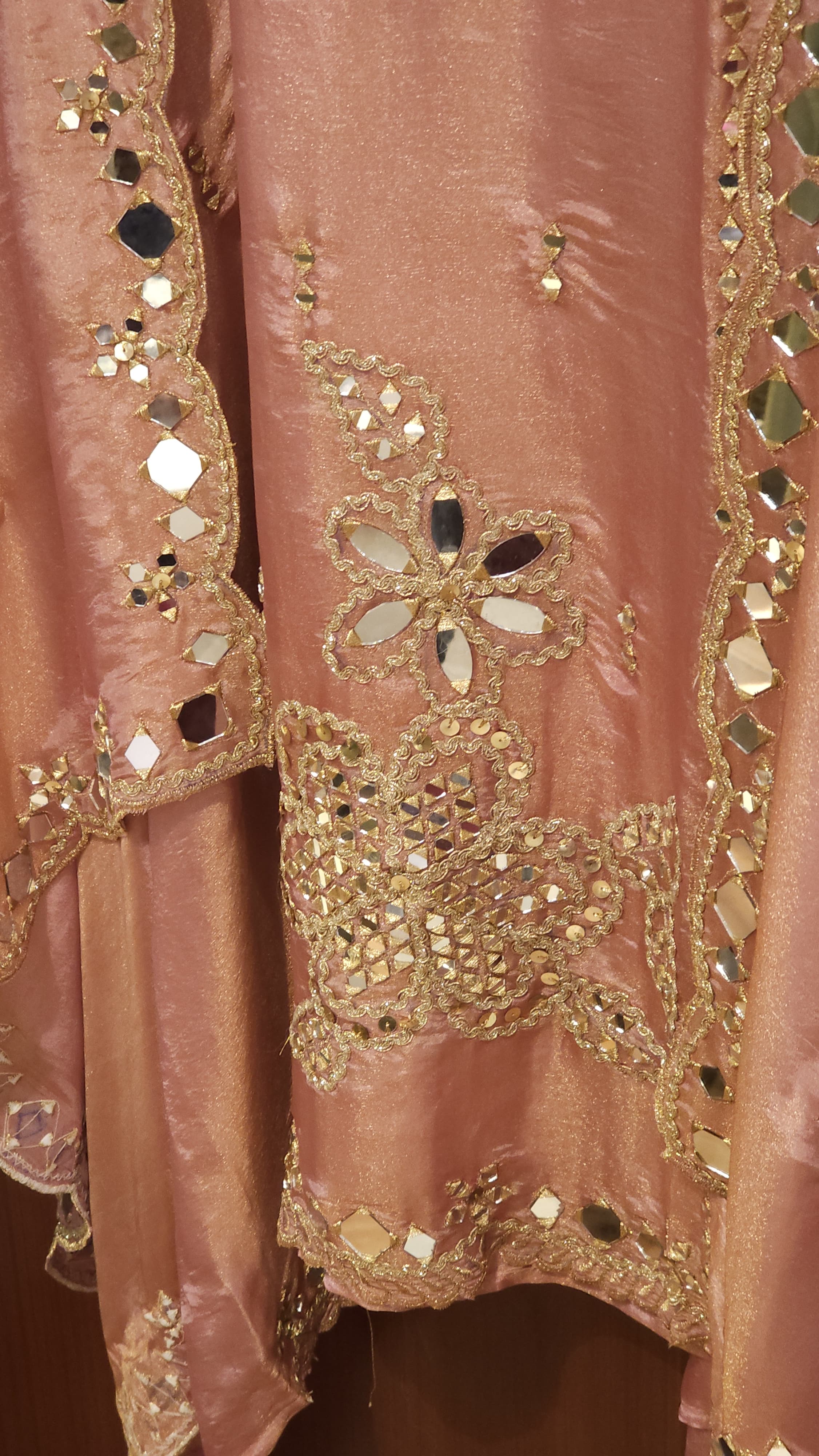 Luxury Mirror Work Ensemble - New Sage Green