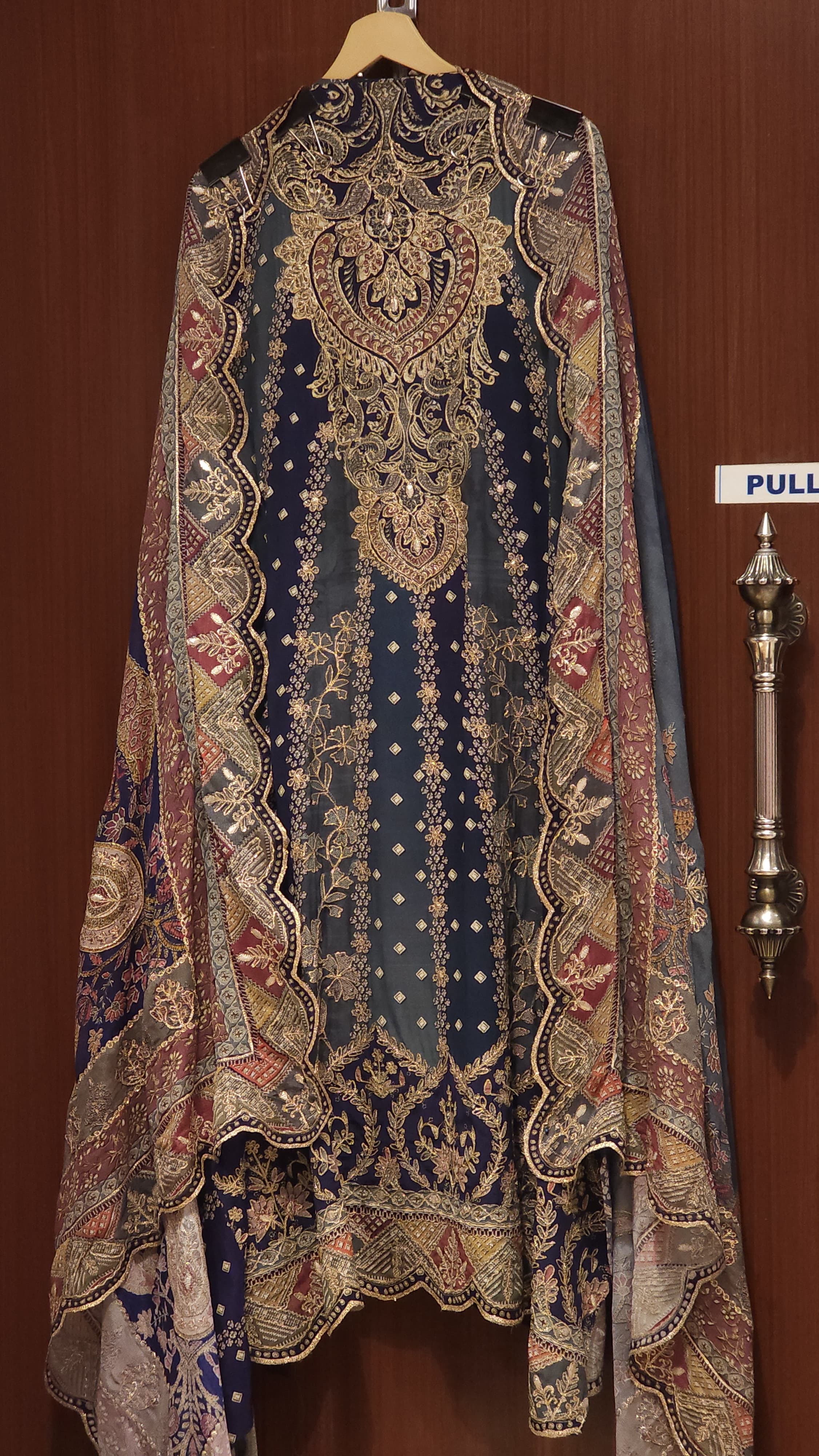 Anarkali Look Pure Crepe A-Line Suit 3.0