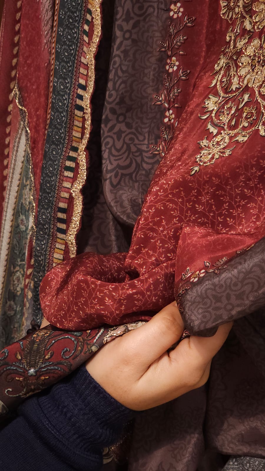 Eid Special- Crepe Embroidery Suit 1.O