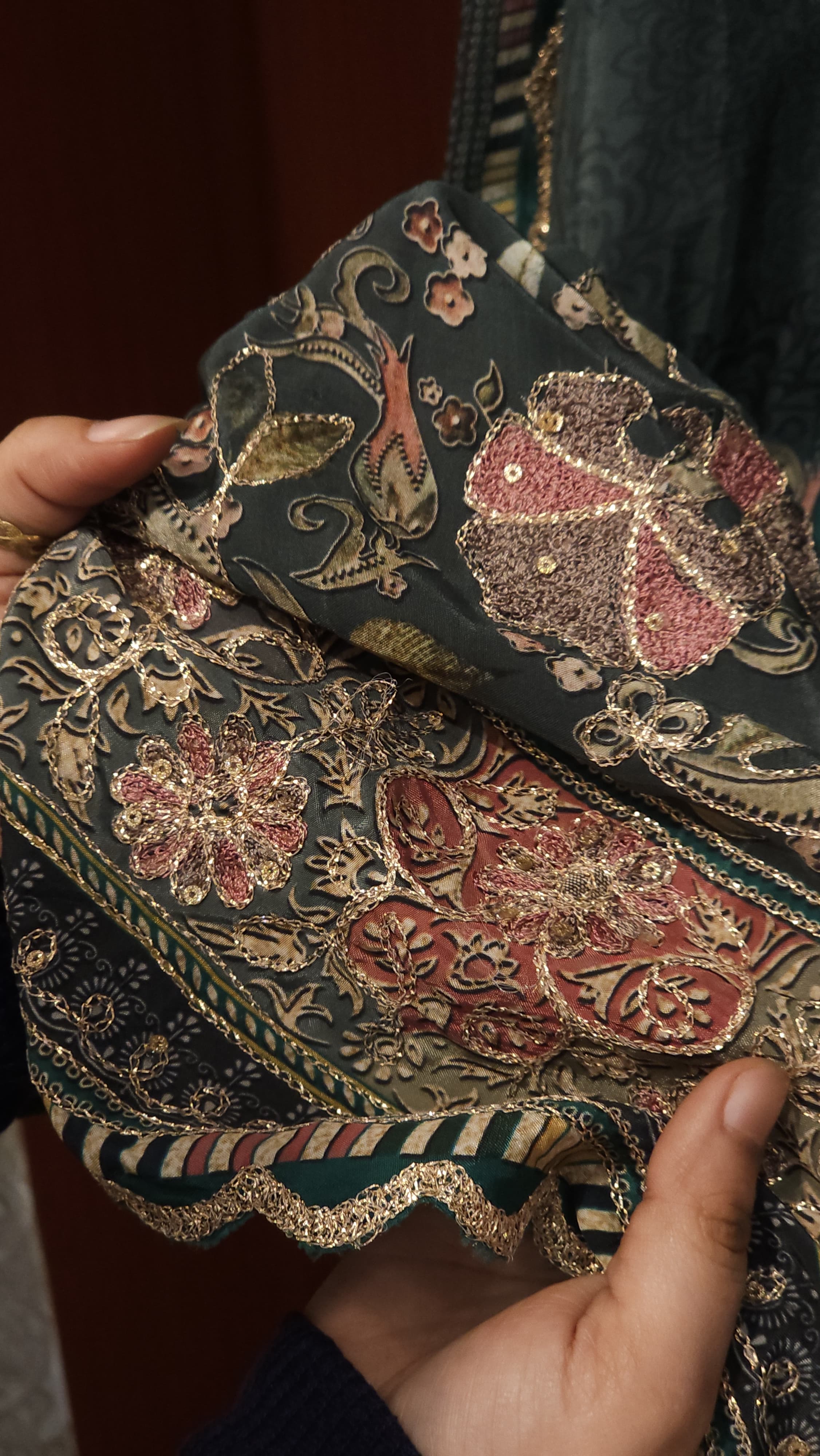 Eid Special- Crepe Embroidery Suit 1.O