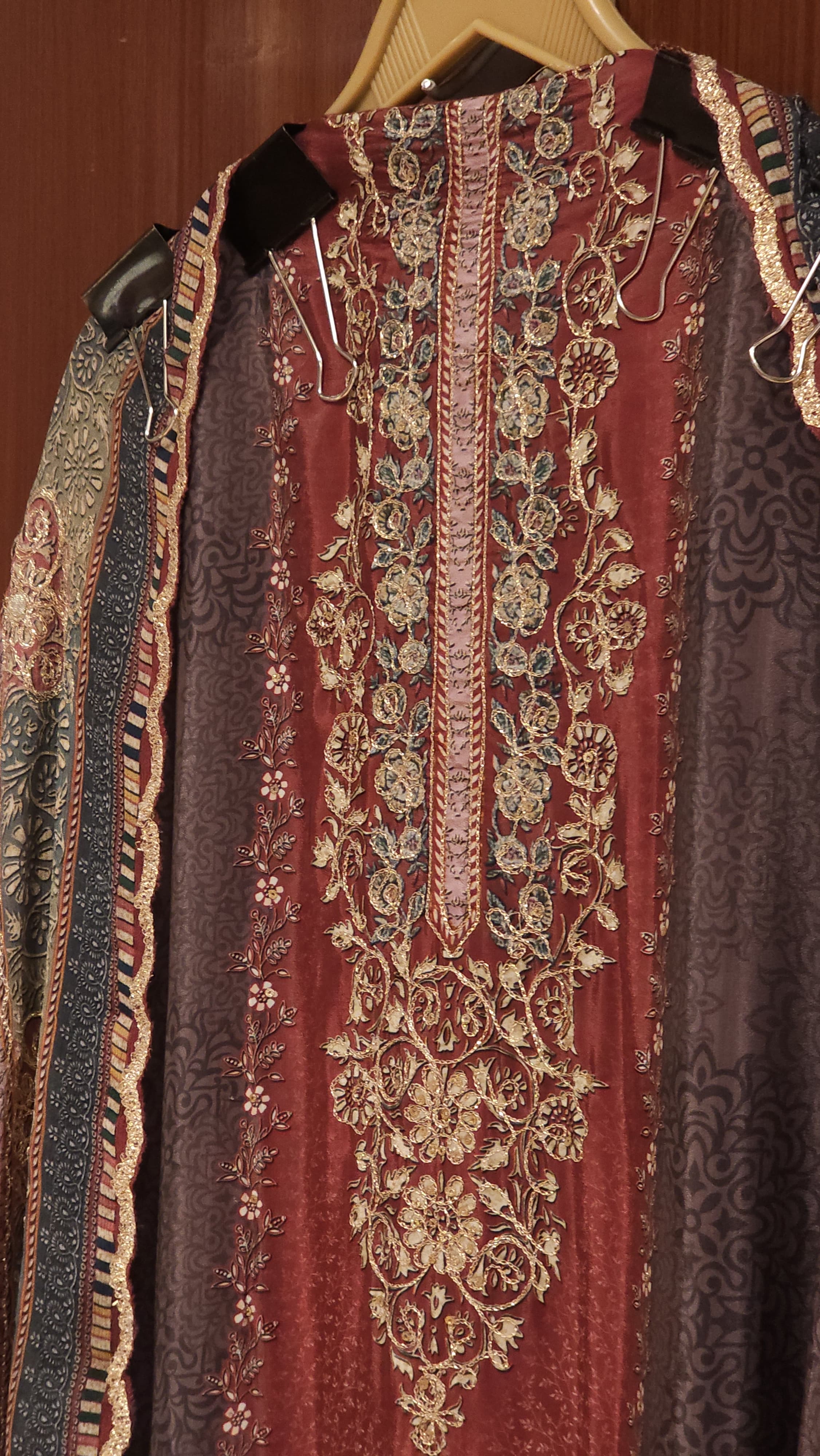 Eid Special- Crepe Embroidery Suit 1.O