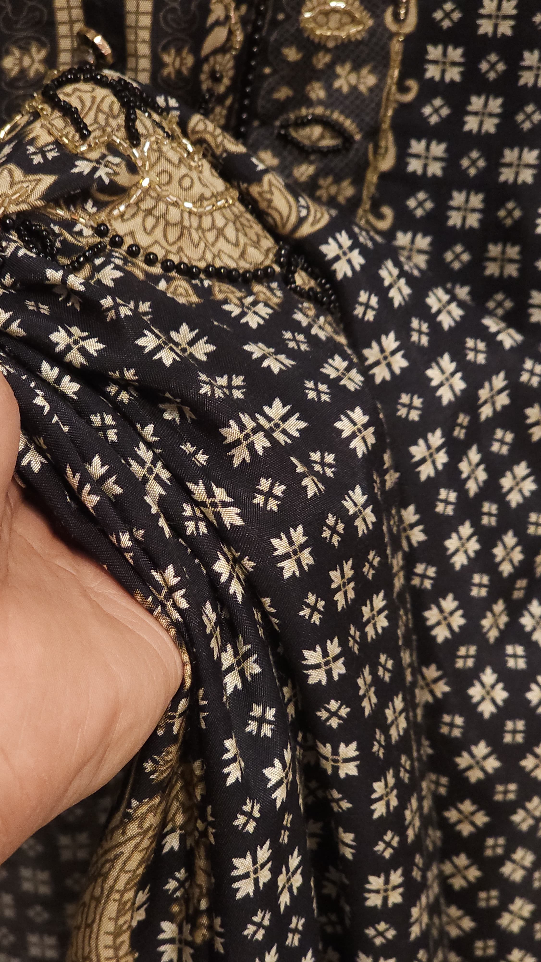 Muslin Suit with Premium Lace & Hand Work (Contrast Rose Dupatta)