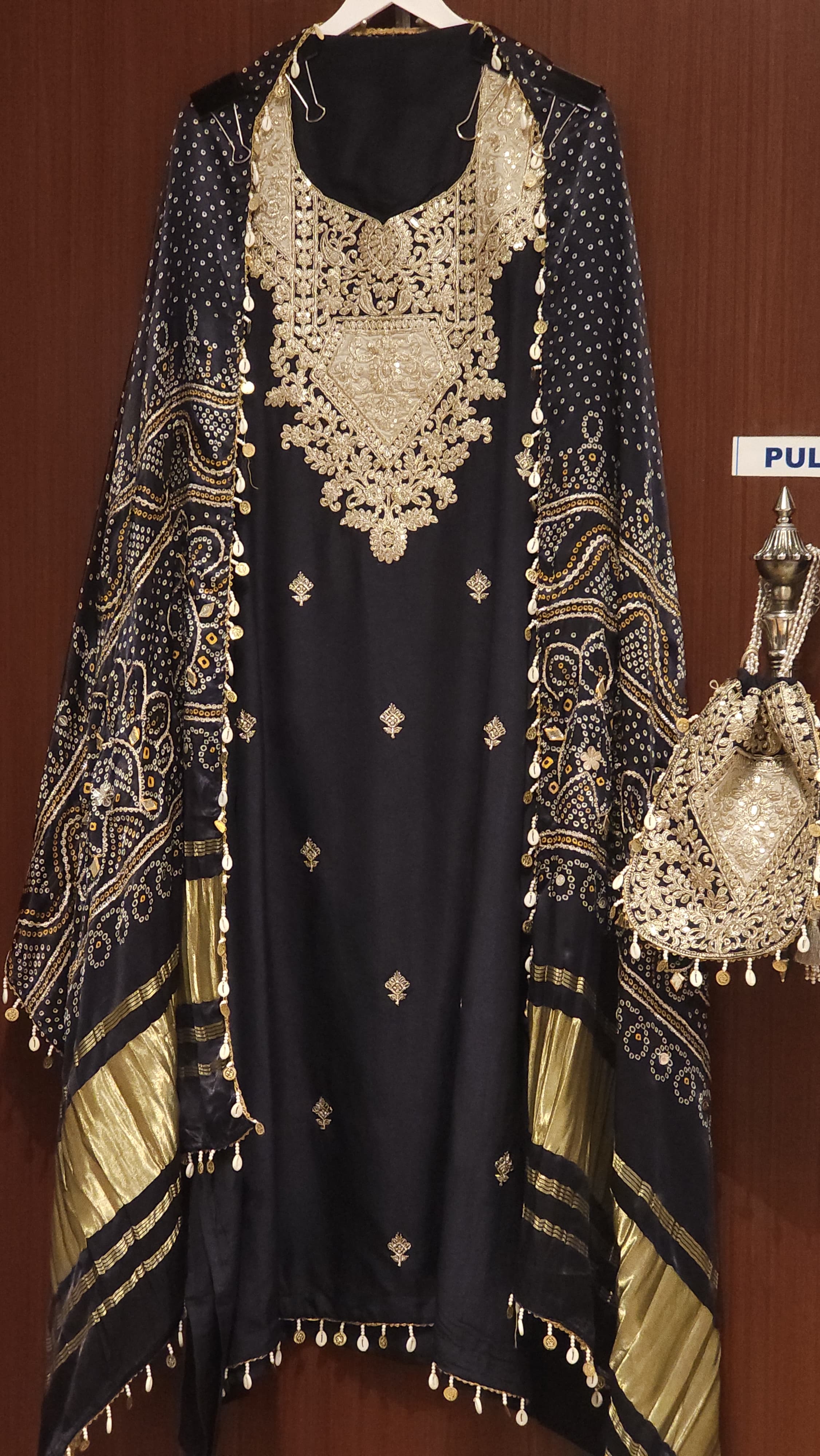 Rajwada Silk Suit with Gajji Dupatta 1.O