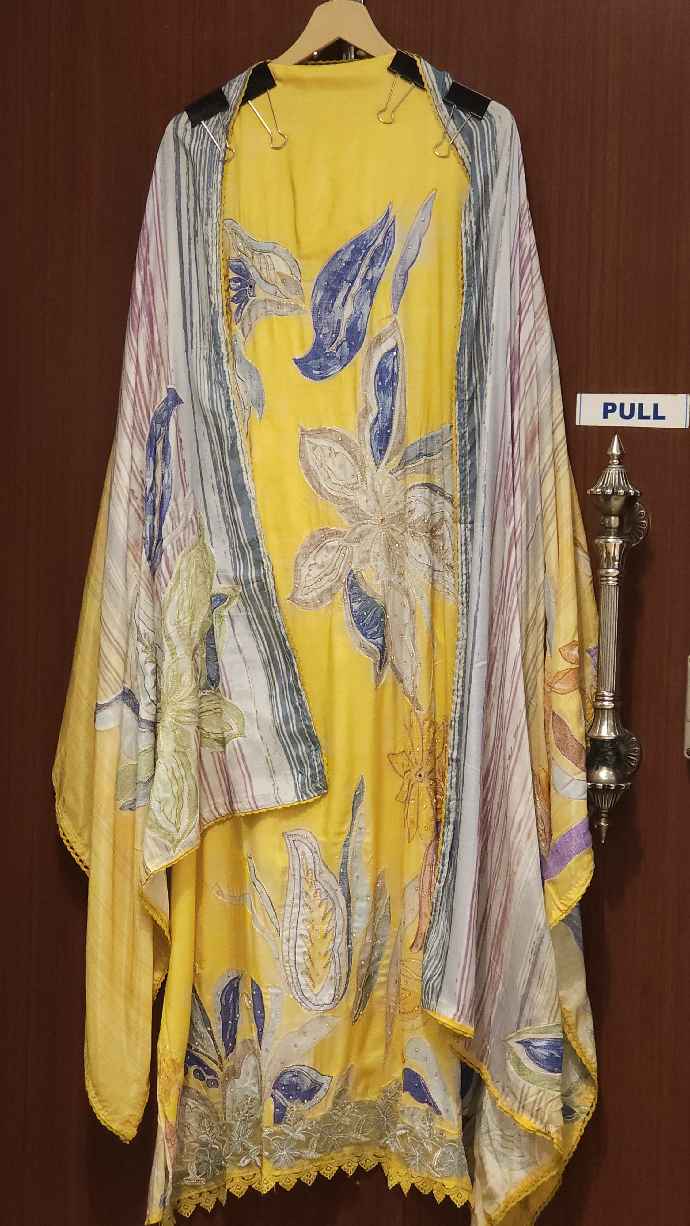 Yellow Muslin Summer Edit (Embroidered Dupatta)