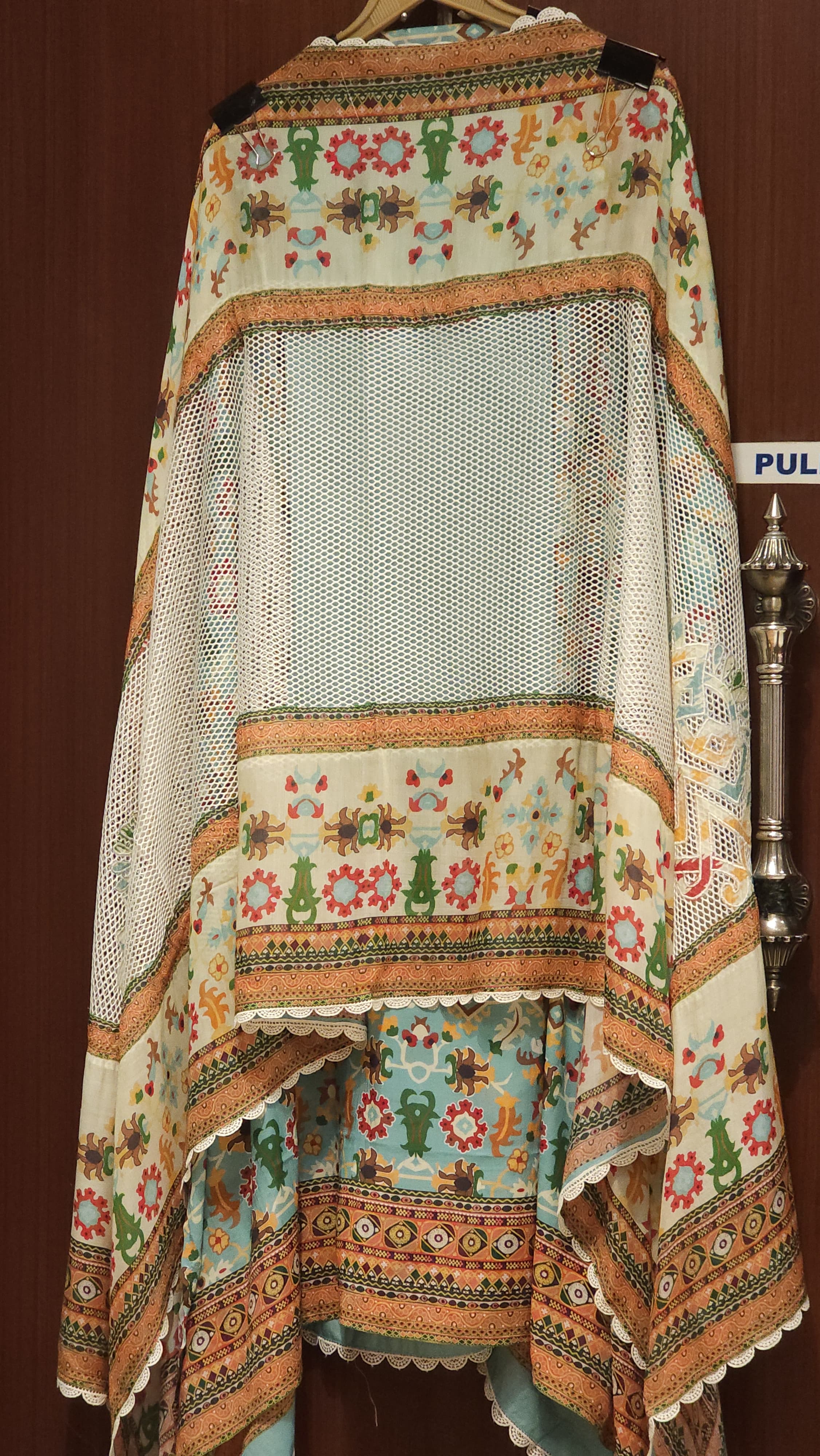 Patola Prints x Muslin – Karachi Jaali in Dupatta