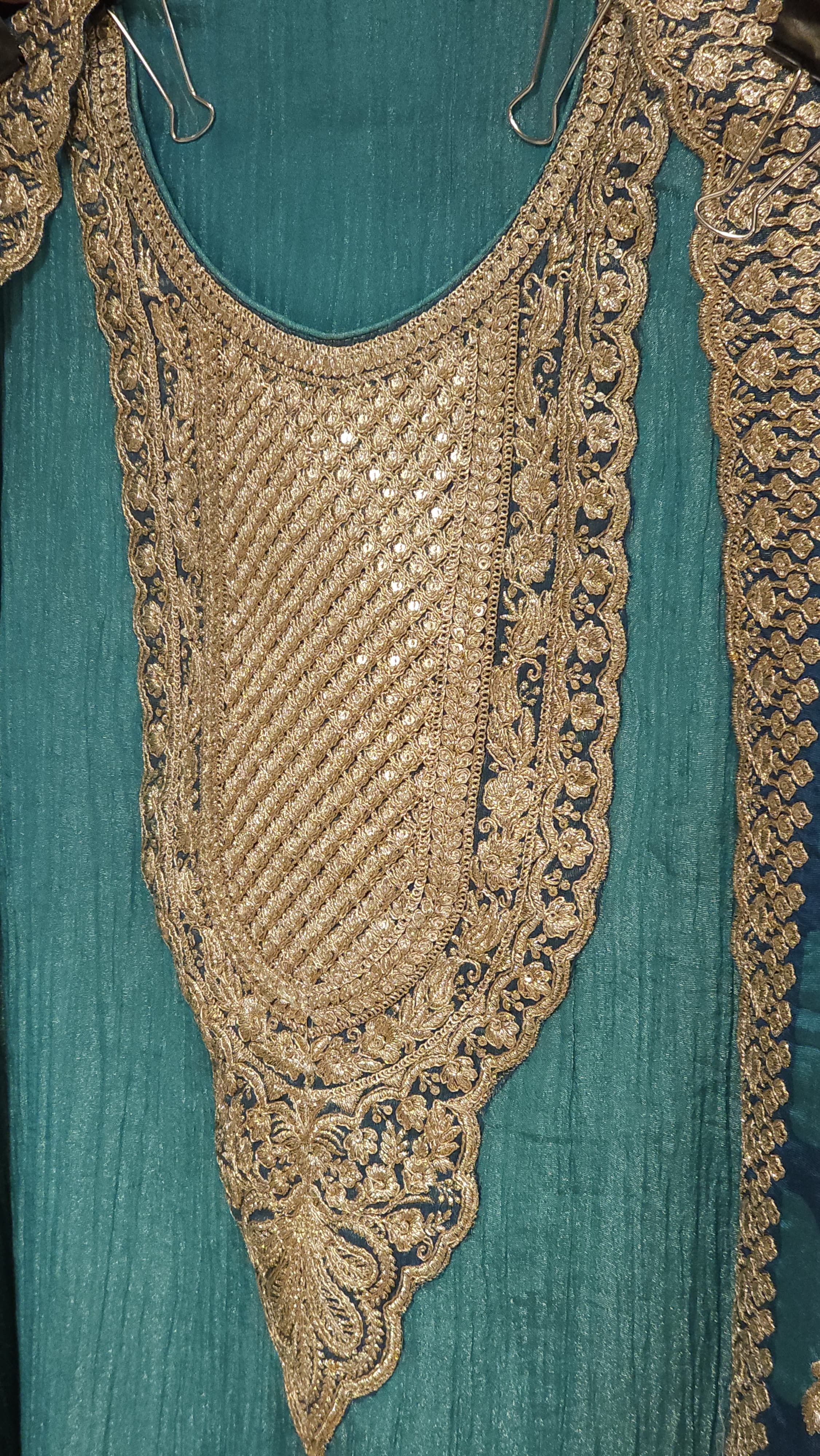 Wrinkled Tissue Suit– Summer Formal Edit (Printed Dupatta)