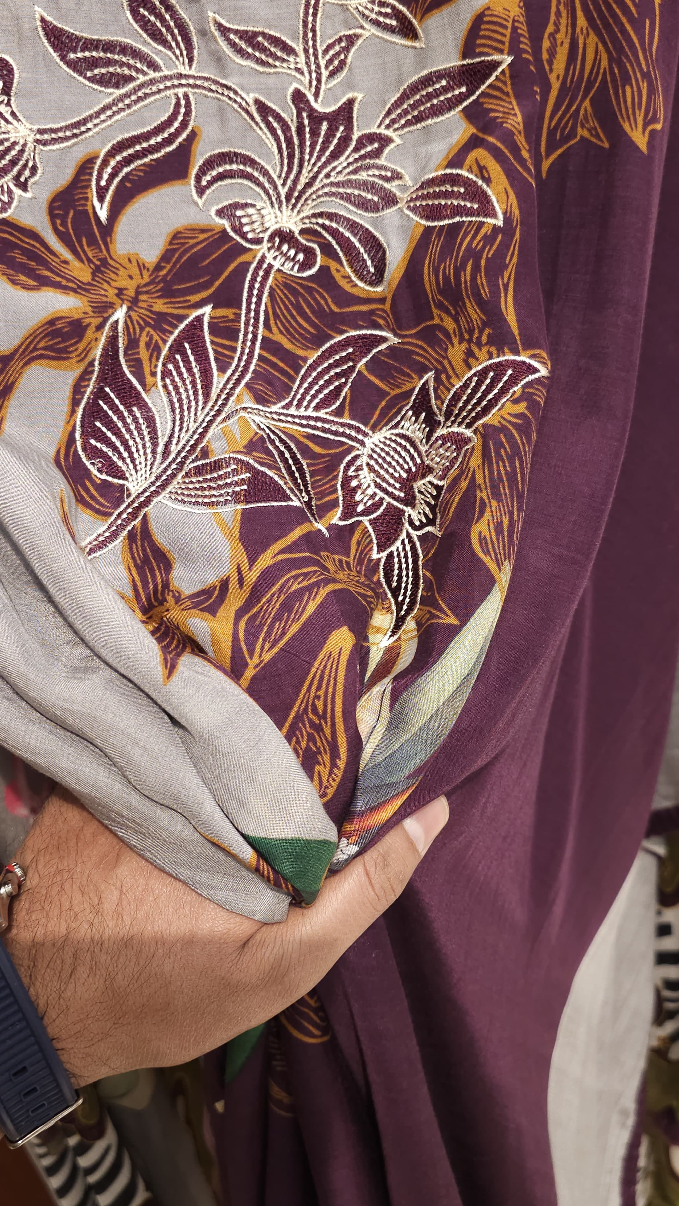 Cabana Print Pure Muslin Suit 5.O