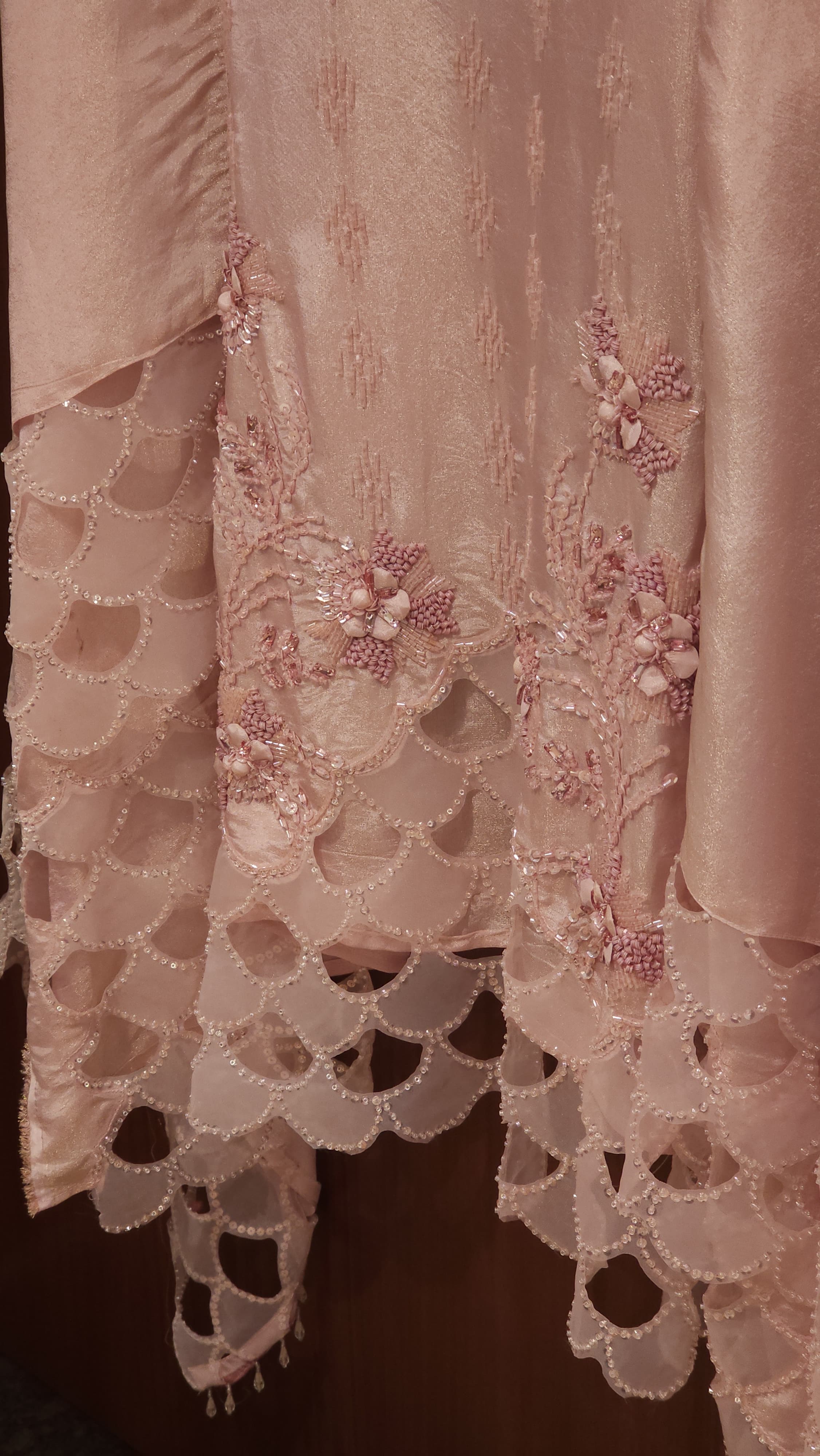 Indo-Western Tissue Suit Cutwork 2.O