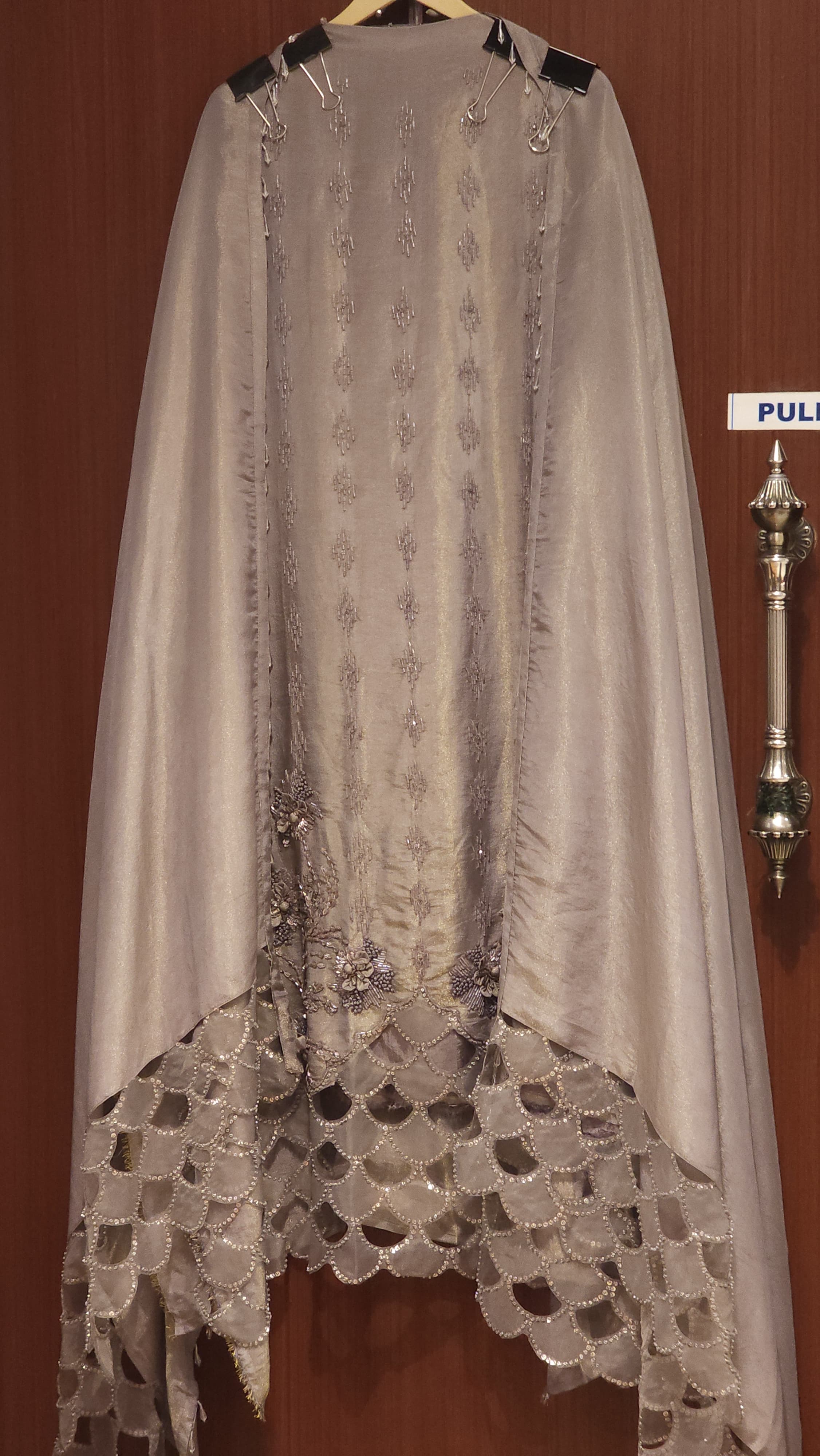 Indo-Western Tissue Suit Cutwork 2.O