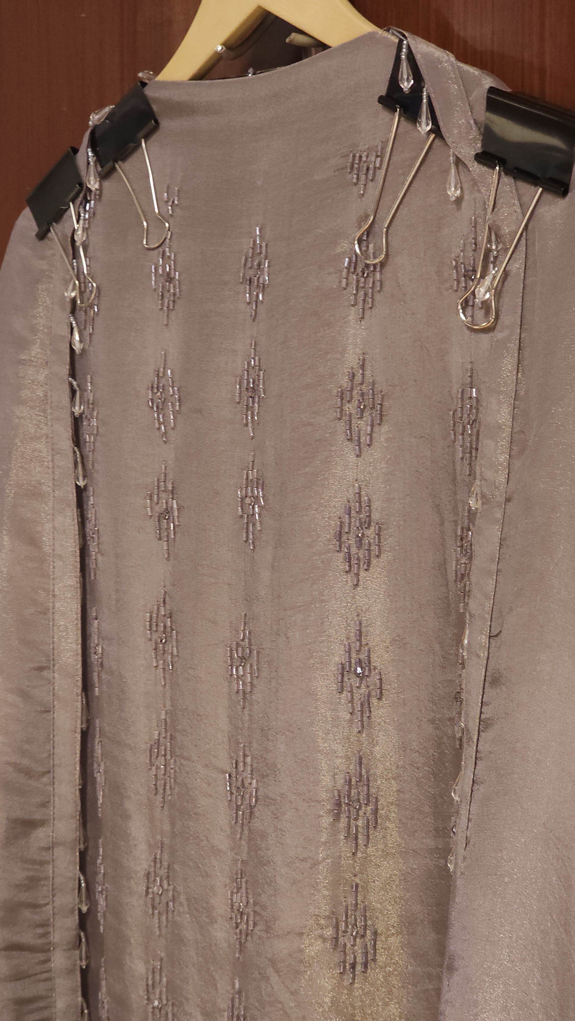 Indo-Western Tissue Suit Cutwork 2.O