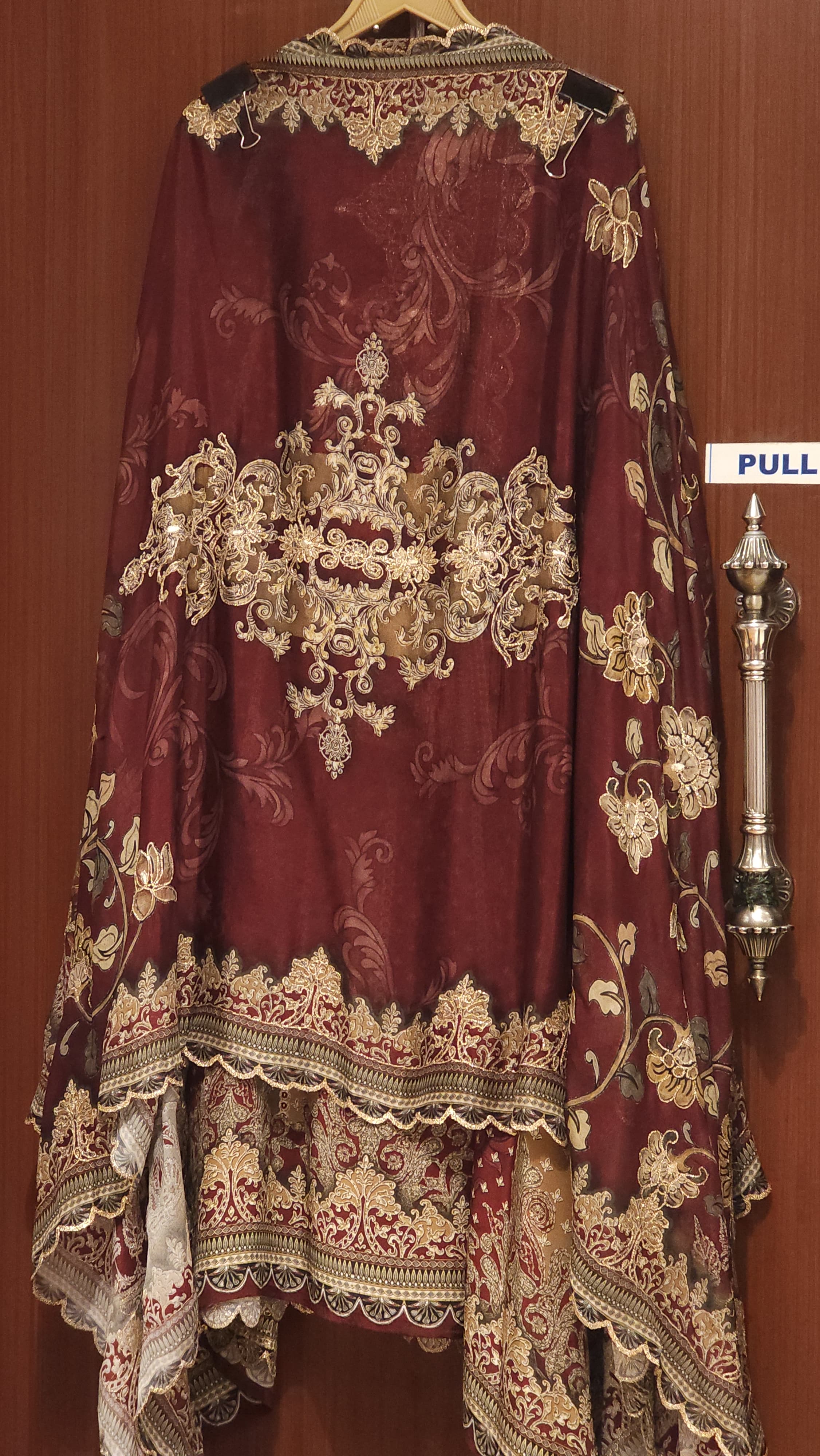 Anarkali Look Pure Crepe A-Line Suit 7.0