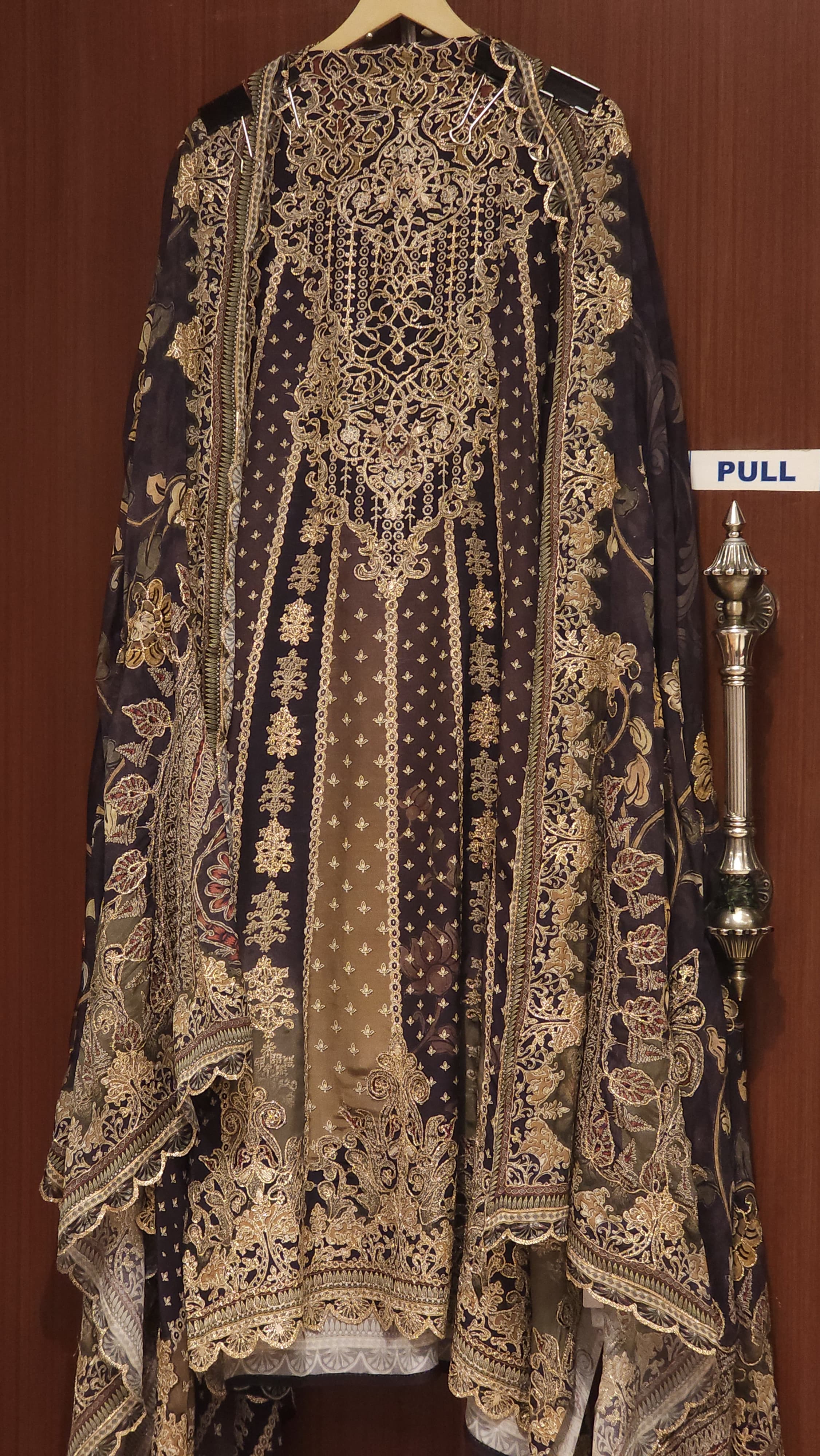 Anarkali Look Pure Crepe A-Line Suit 7.0
