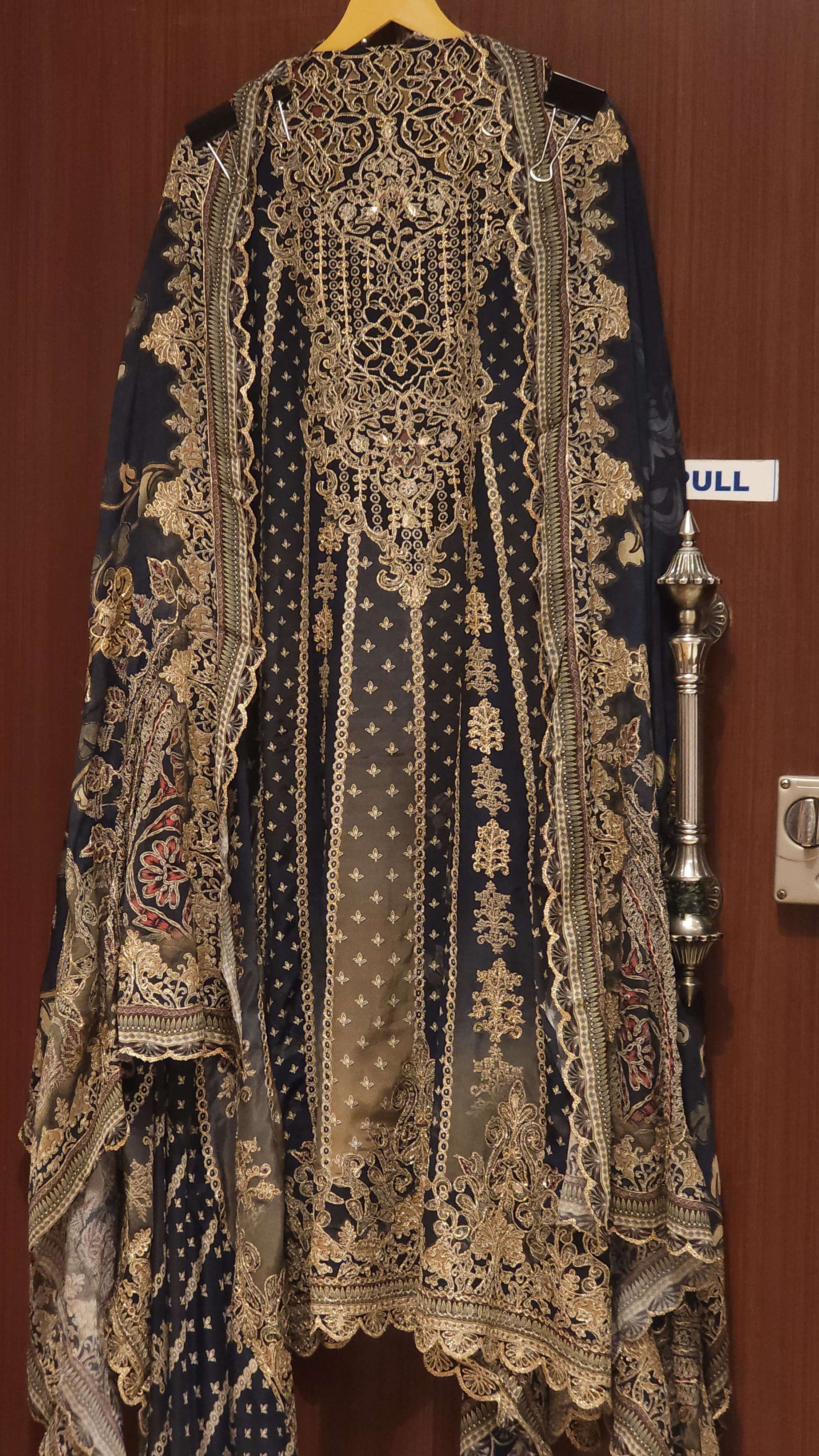 Anarkali Look Pure Crepe A-Line Suit 7.0