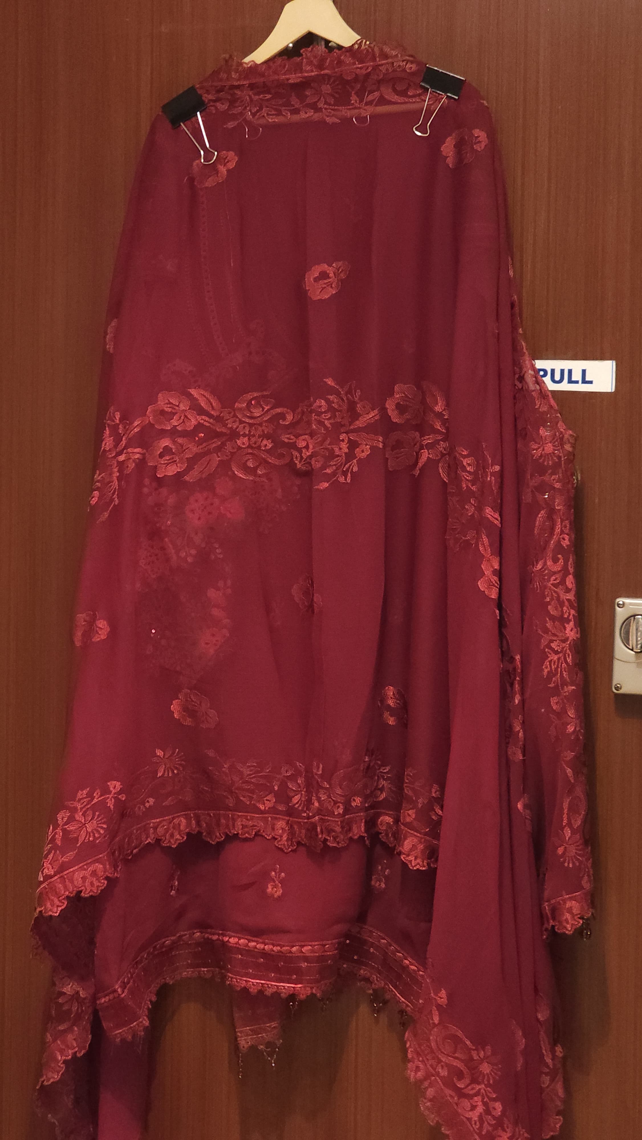 Luxury Pakistani Chiffon Embroidered Suit 1.O