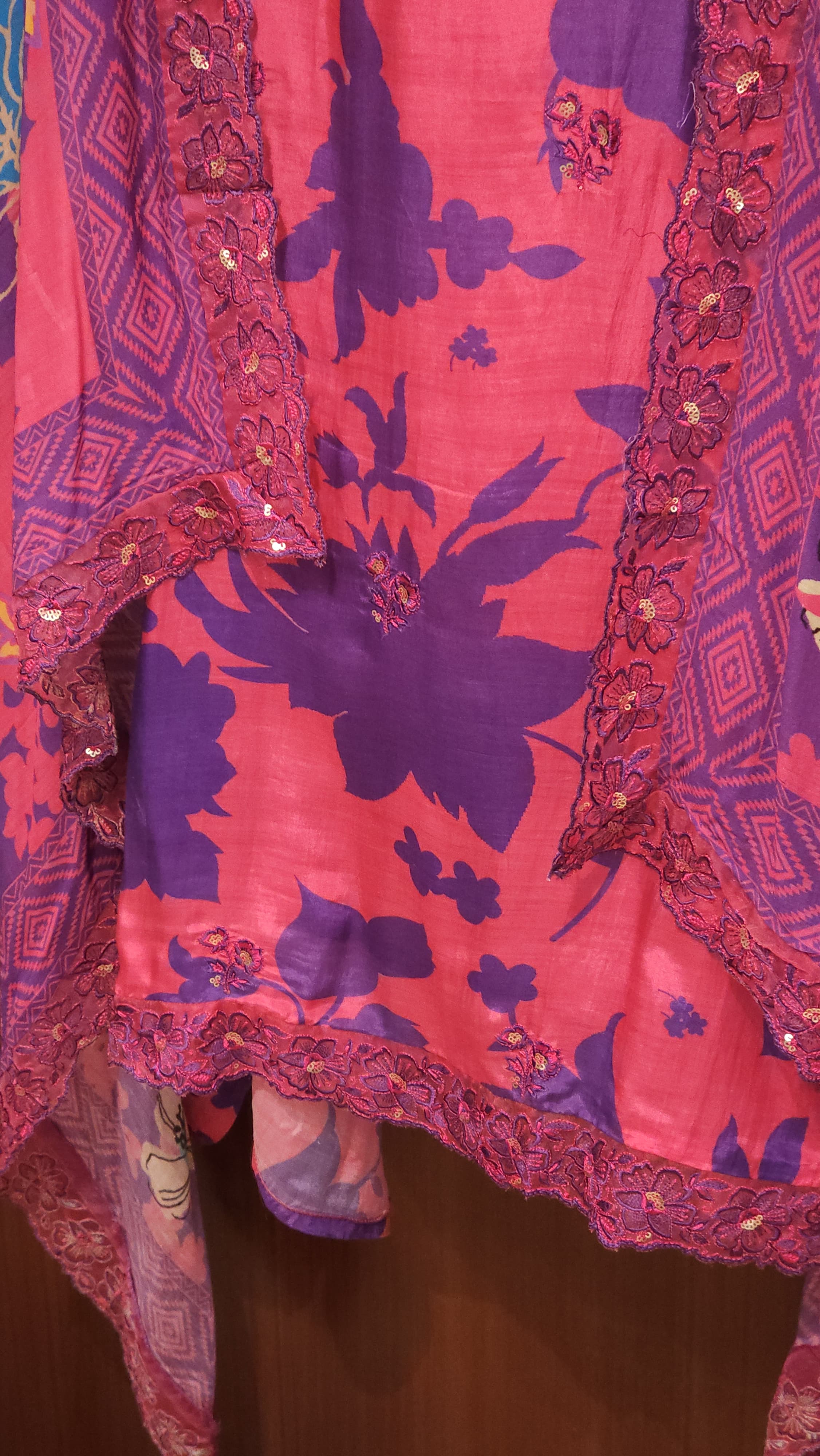 Cabana Print Pure Muslin Suit 6.O