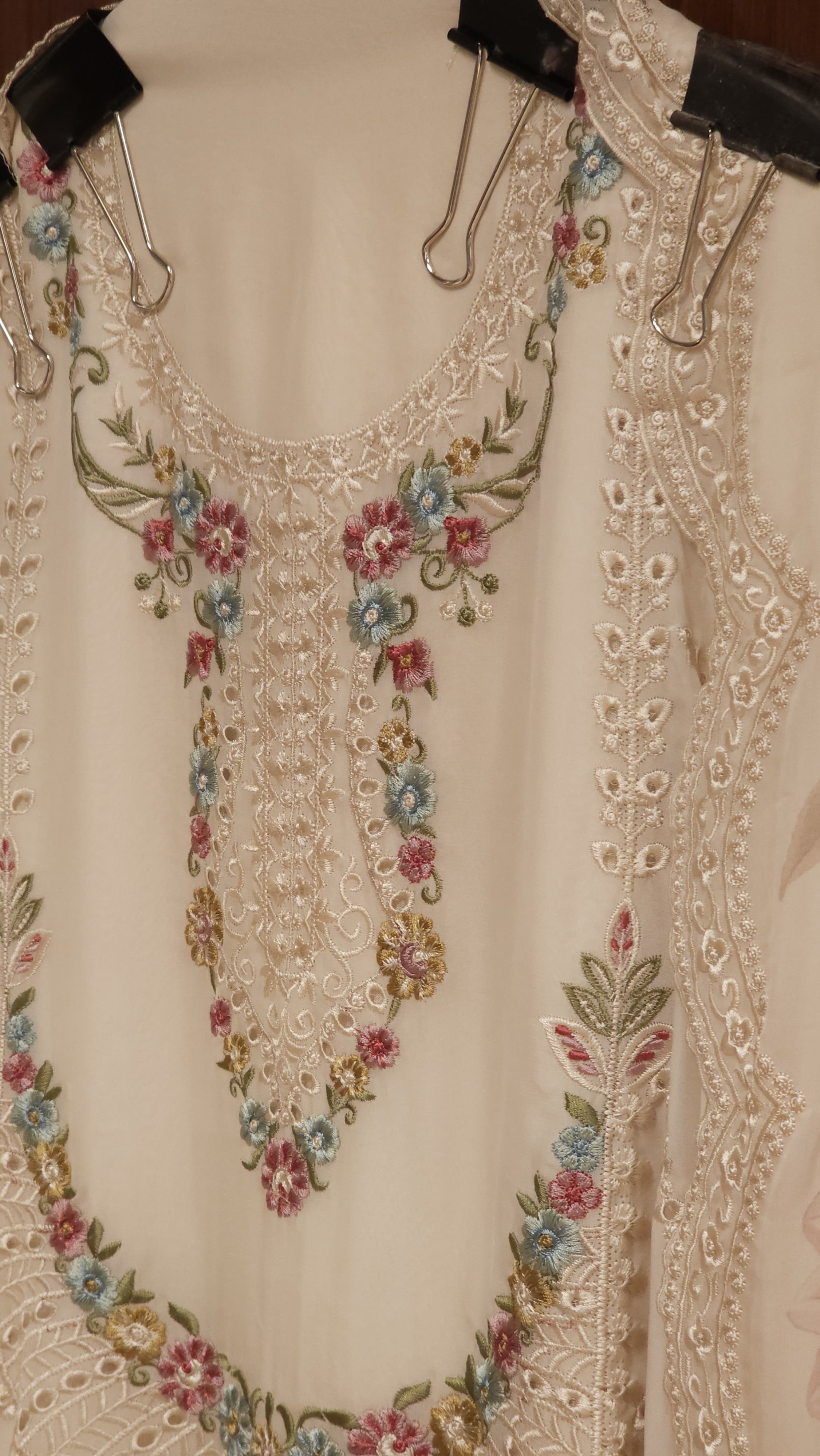 Pakistani Suit Cutwork & Threadwork 1.O