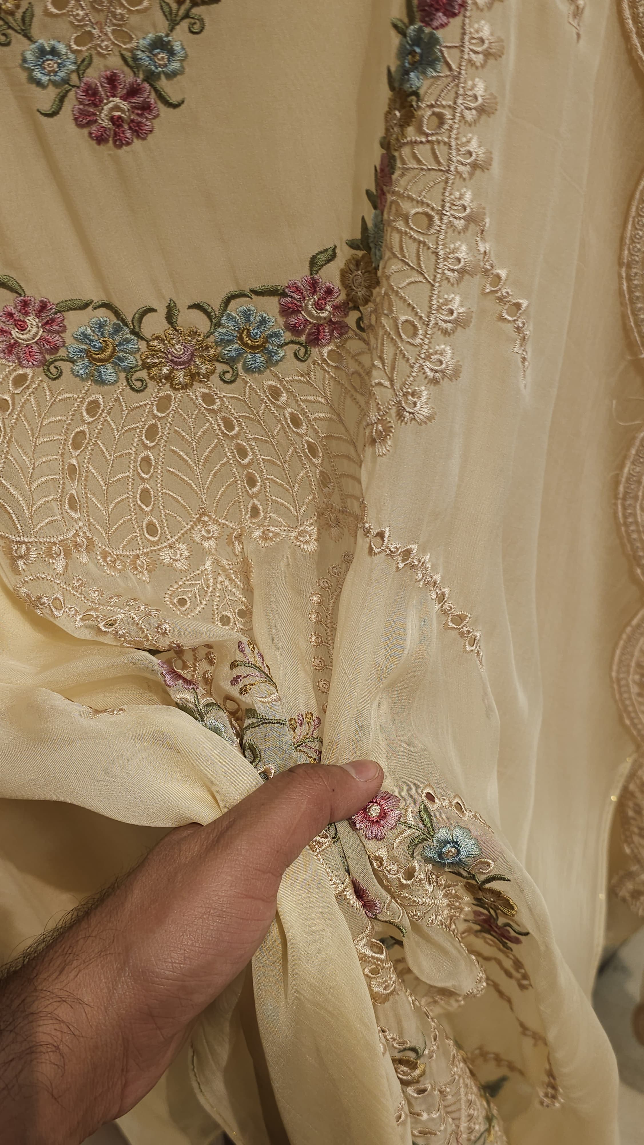 Pakistani Suit Cutwork & Threadwork 1.O