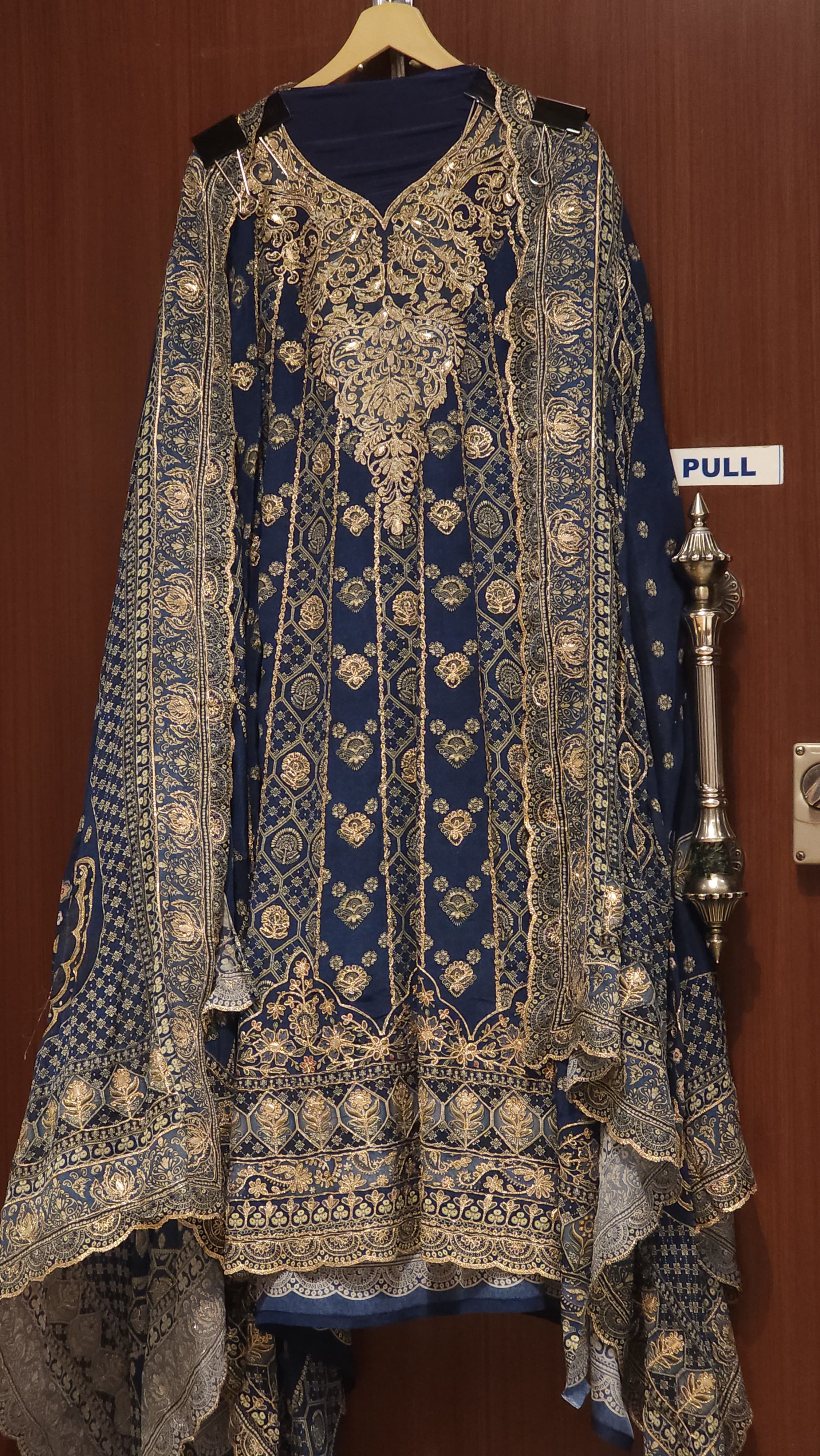 Anarkali Look Pure Crepe A-Line Suit 8.0