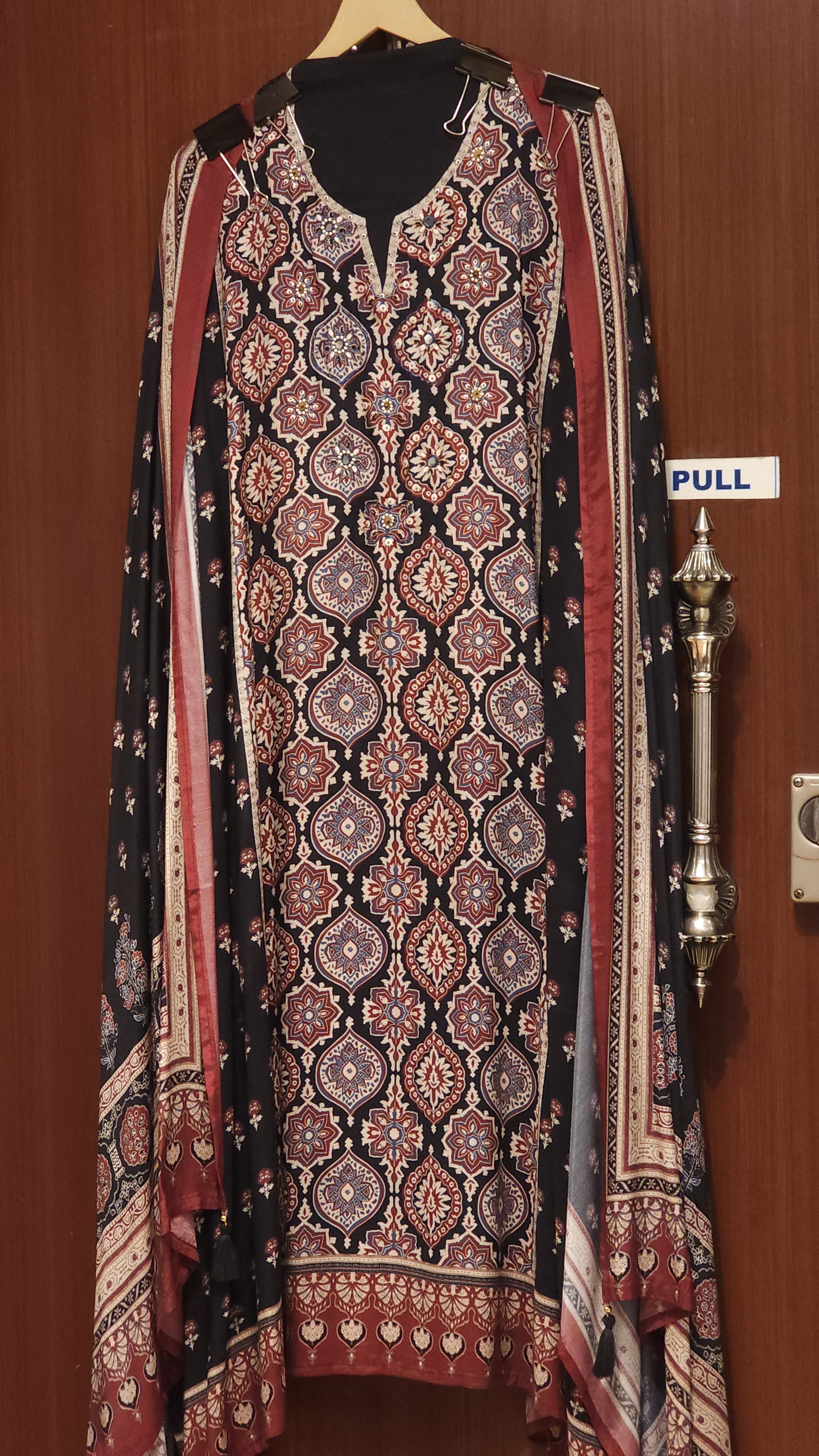 Ajrak Prints – Pure Muslin Suit
