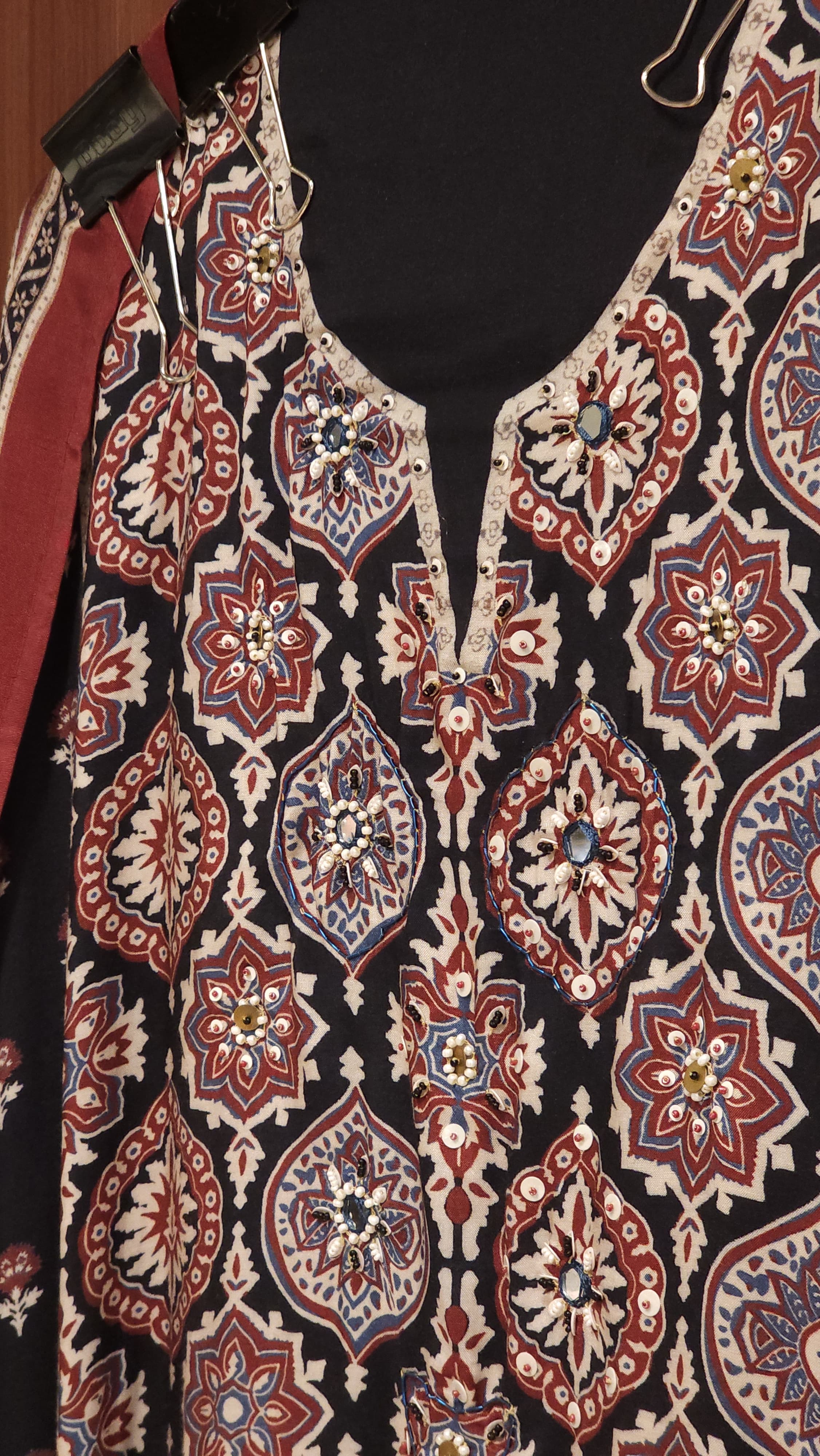 Ajrak Prints – Pure Muslin Suit