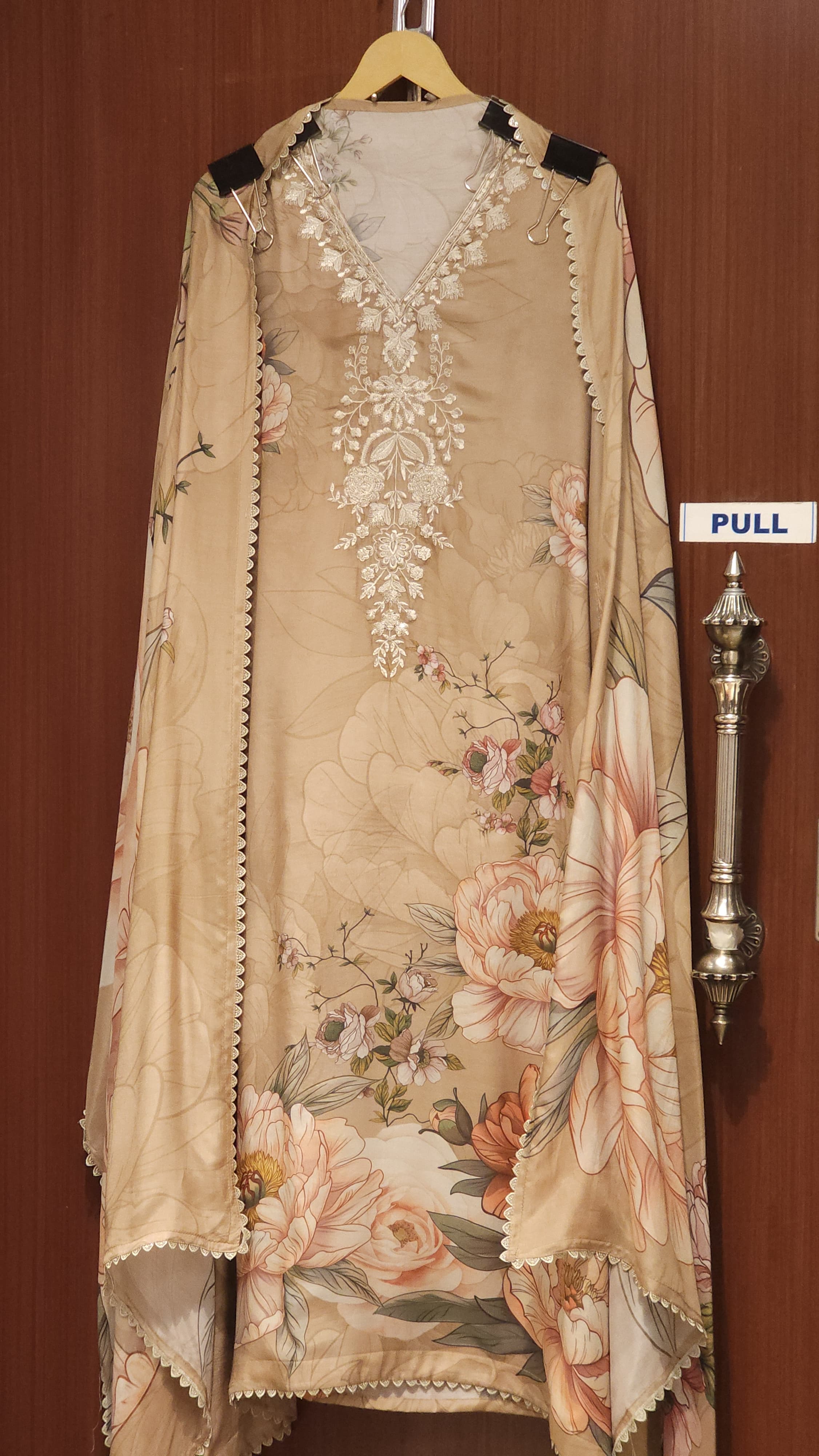 Classy Prints & Sublte Threadwork - Pure Muslin Suit