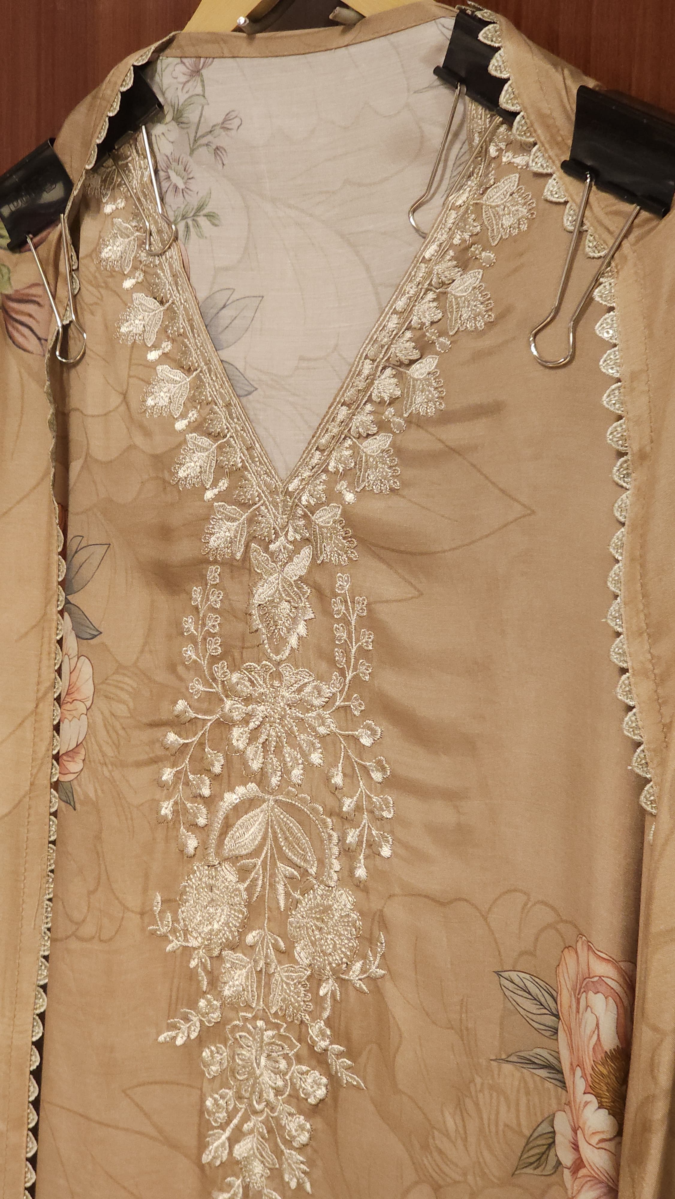 Classy Prints & Sublte Threadwork - Pure Muslin Suit