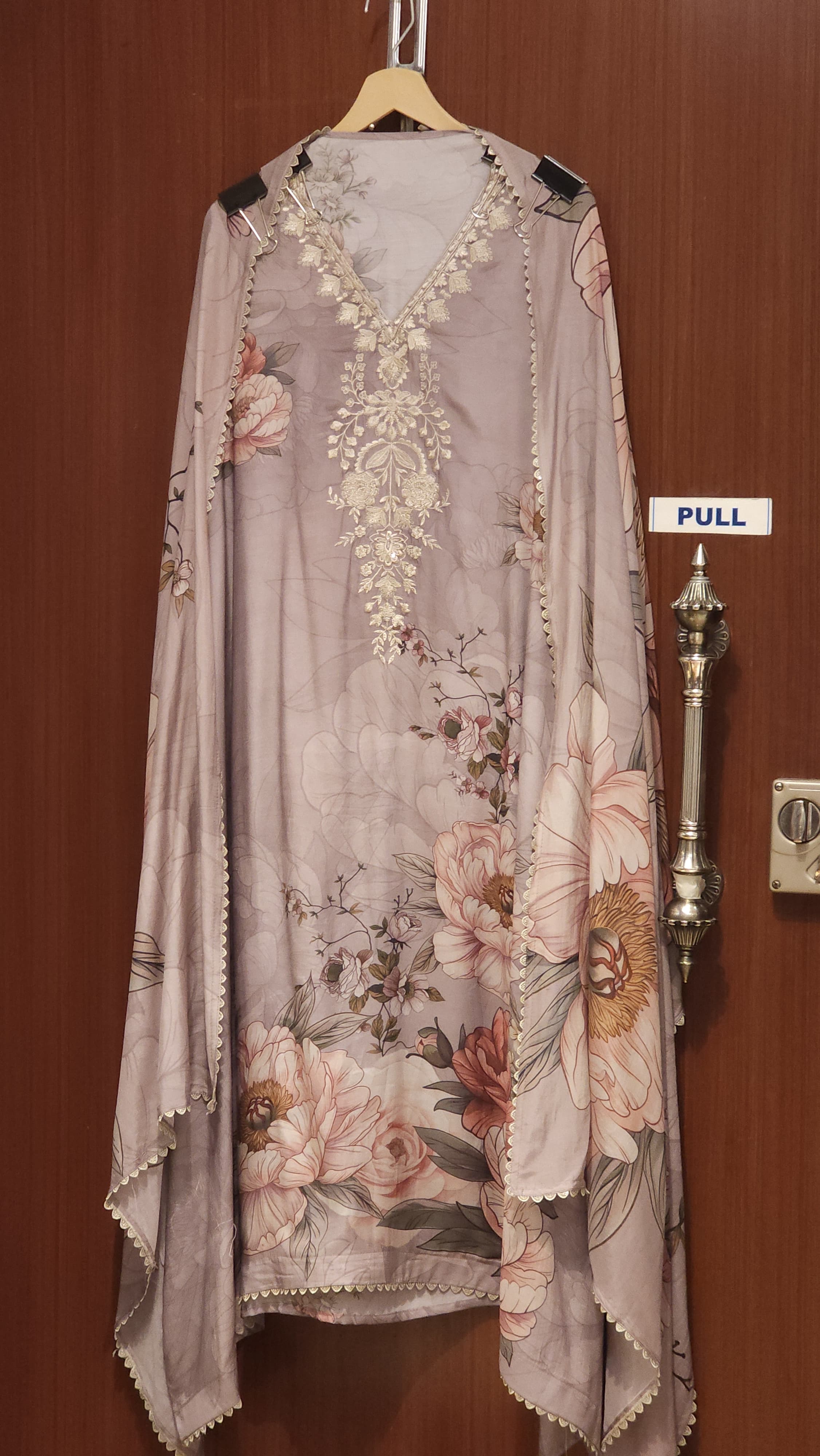 Classy Prints & Sublte Threadwork - Pure Muslin Suit