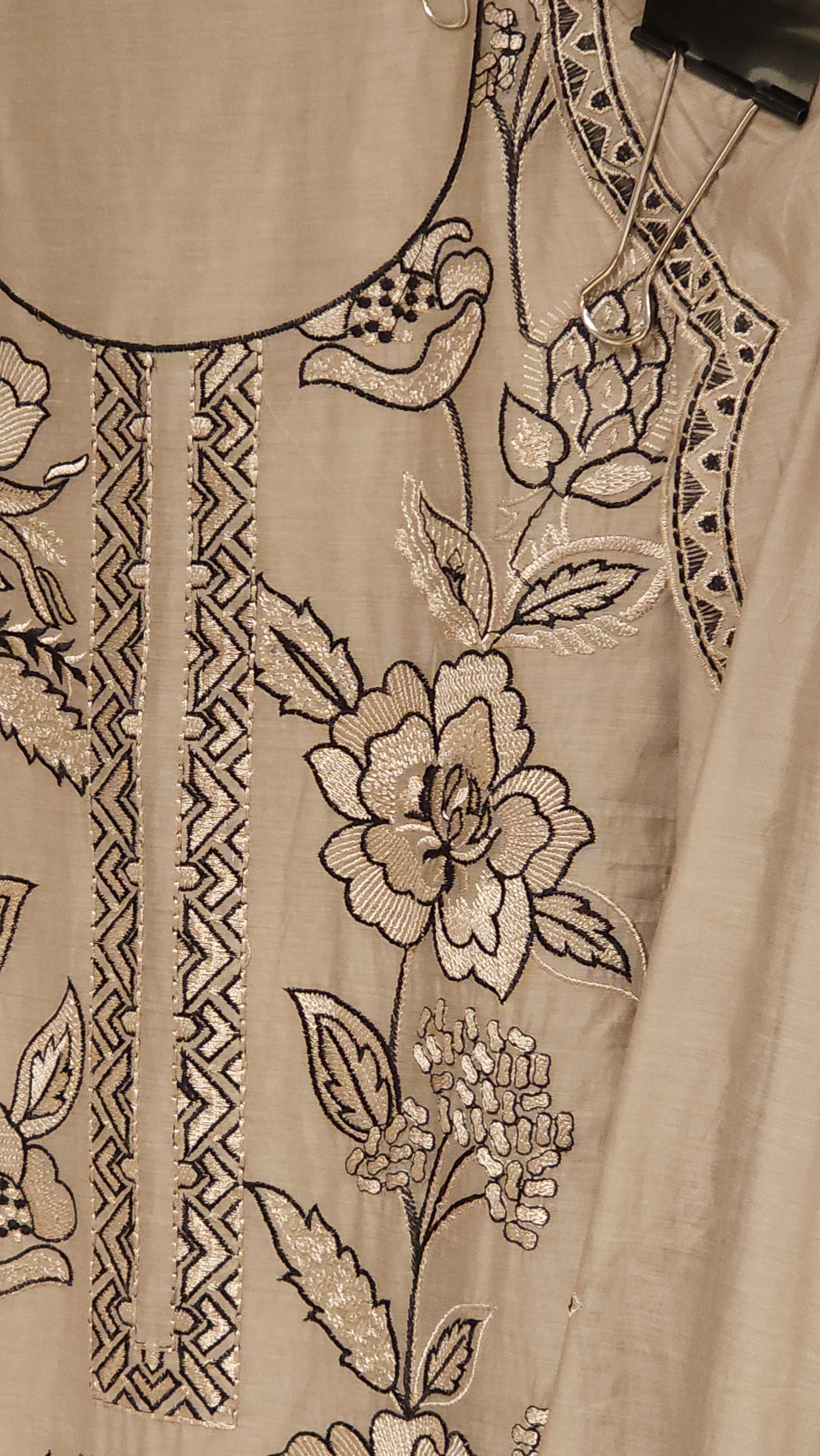 Mul Chanderi Suit - Monochrome Edition 2.O