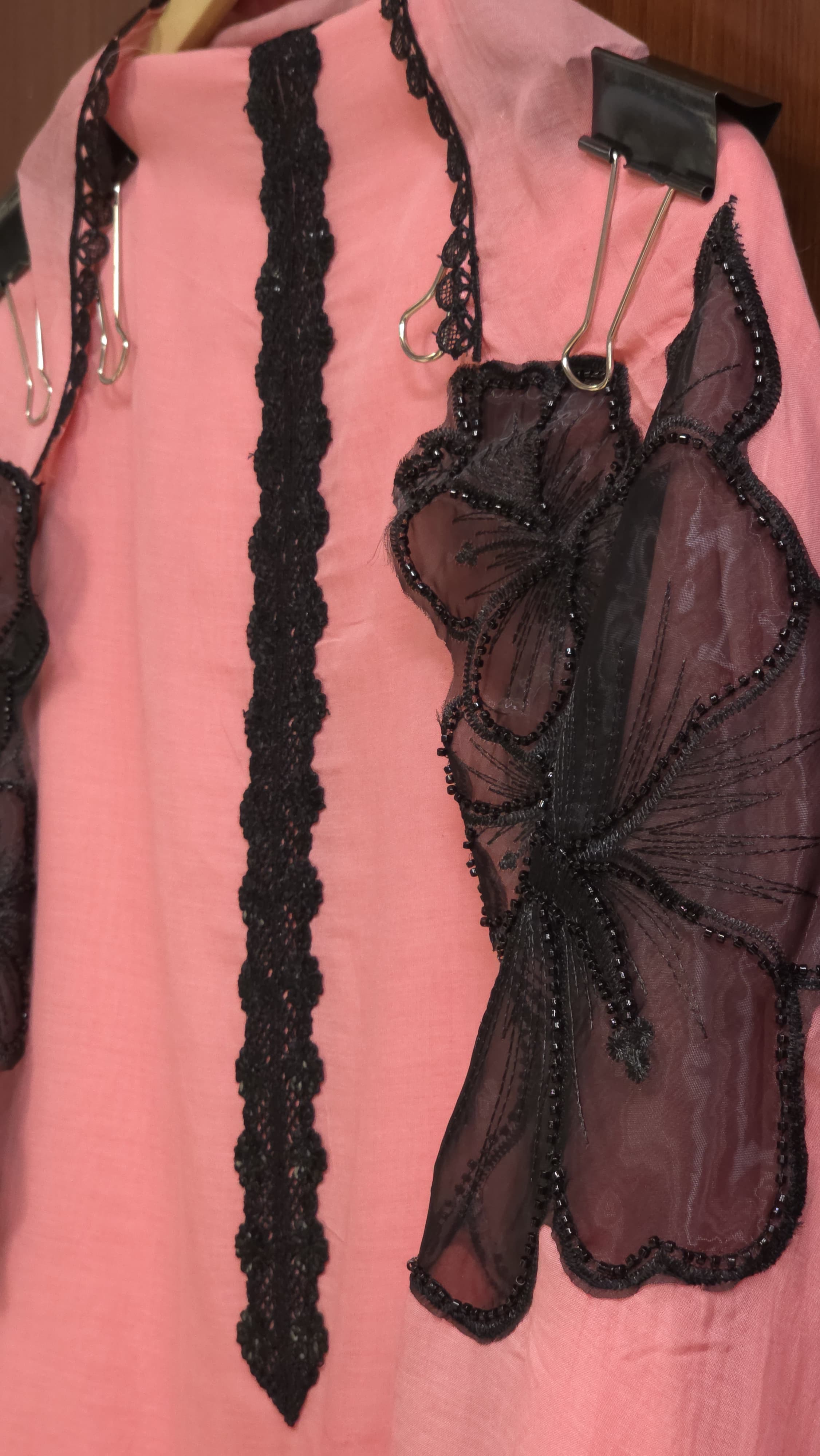 Applique & Crochet Mul Cotton Suit 2.O