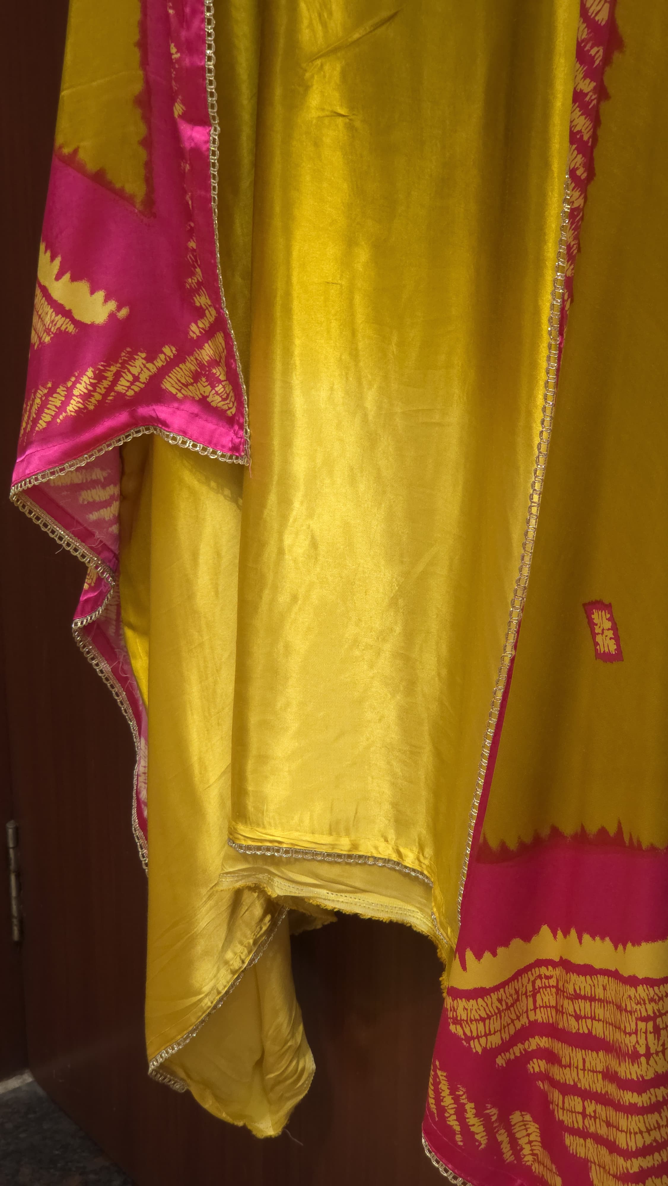 Gajji Silk 10.O with Bandhani & Ombre Shading Fusion