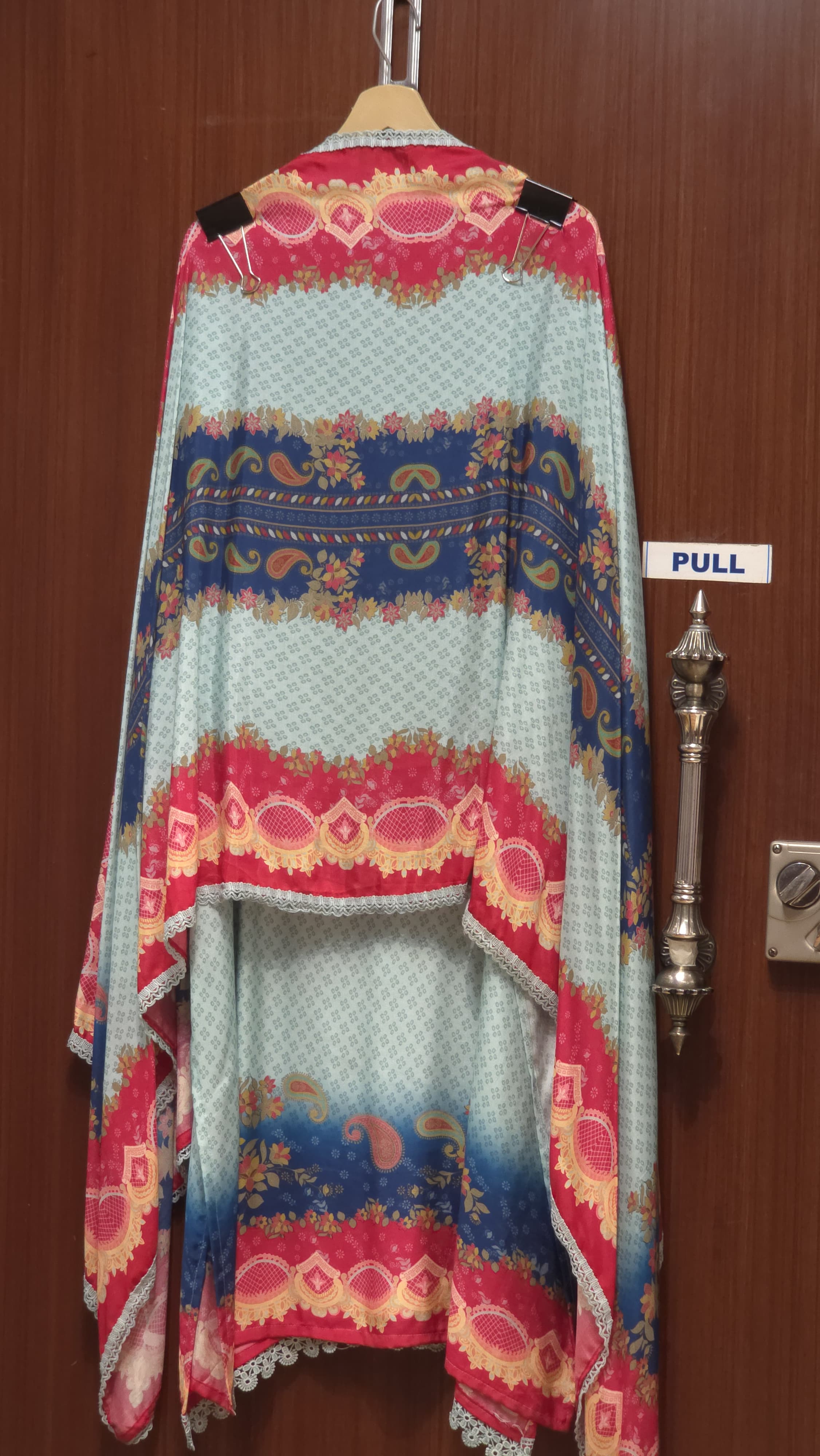 Pakistani Muslin Suit with Handwork & Laces