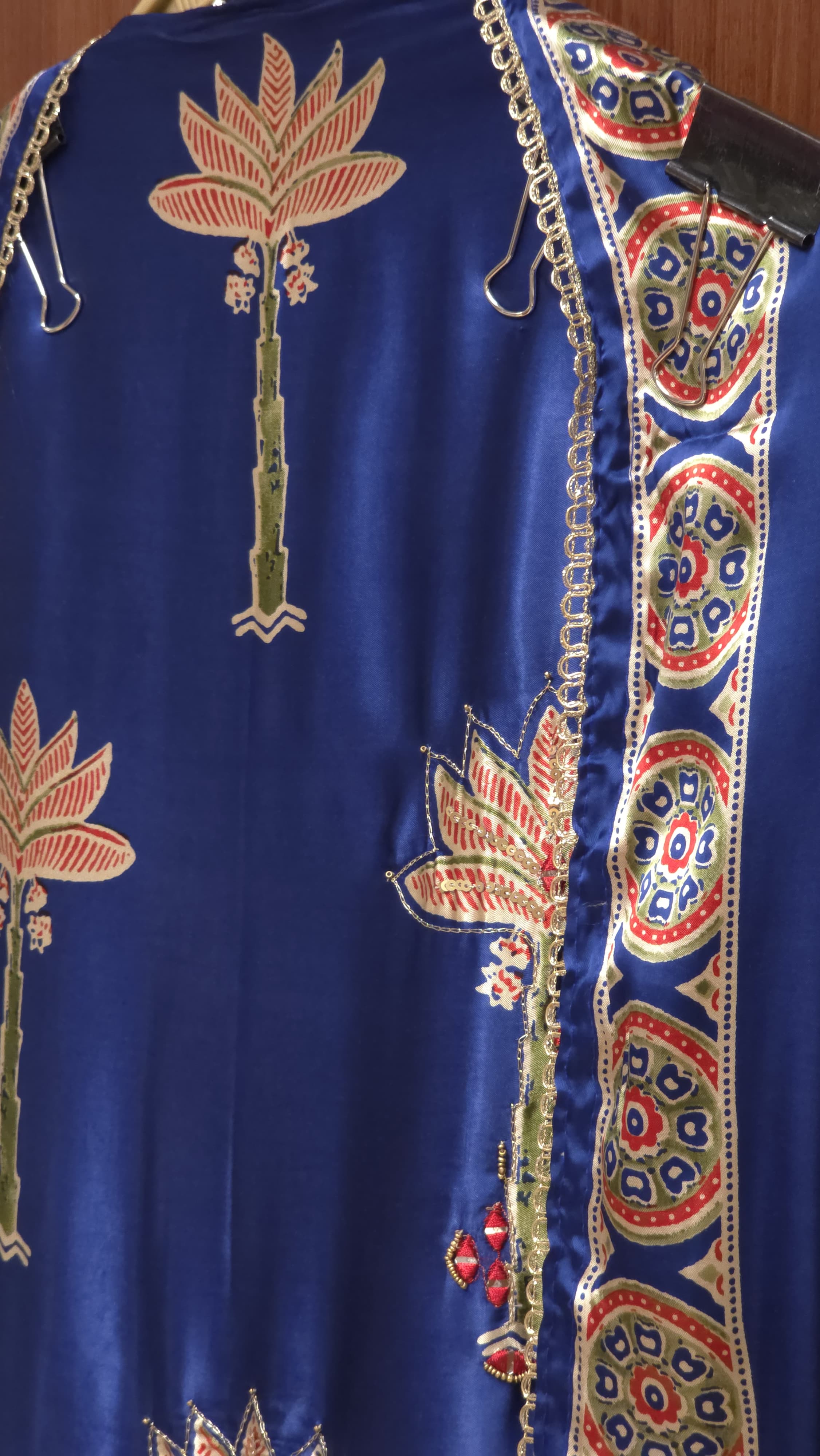 Gajji Silk 11.O with Tropical & Ajrakh Fusion Prints