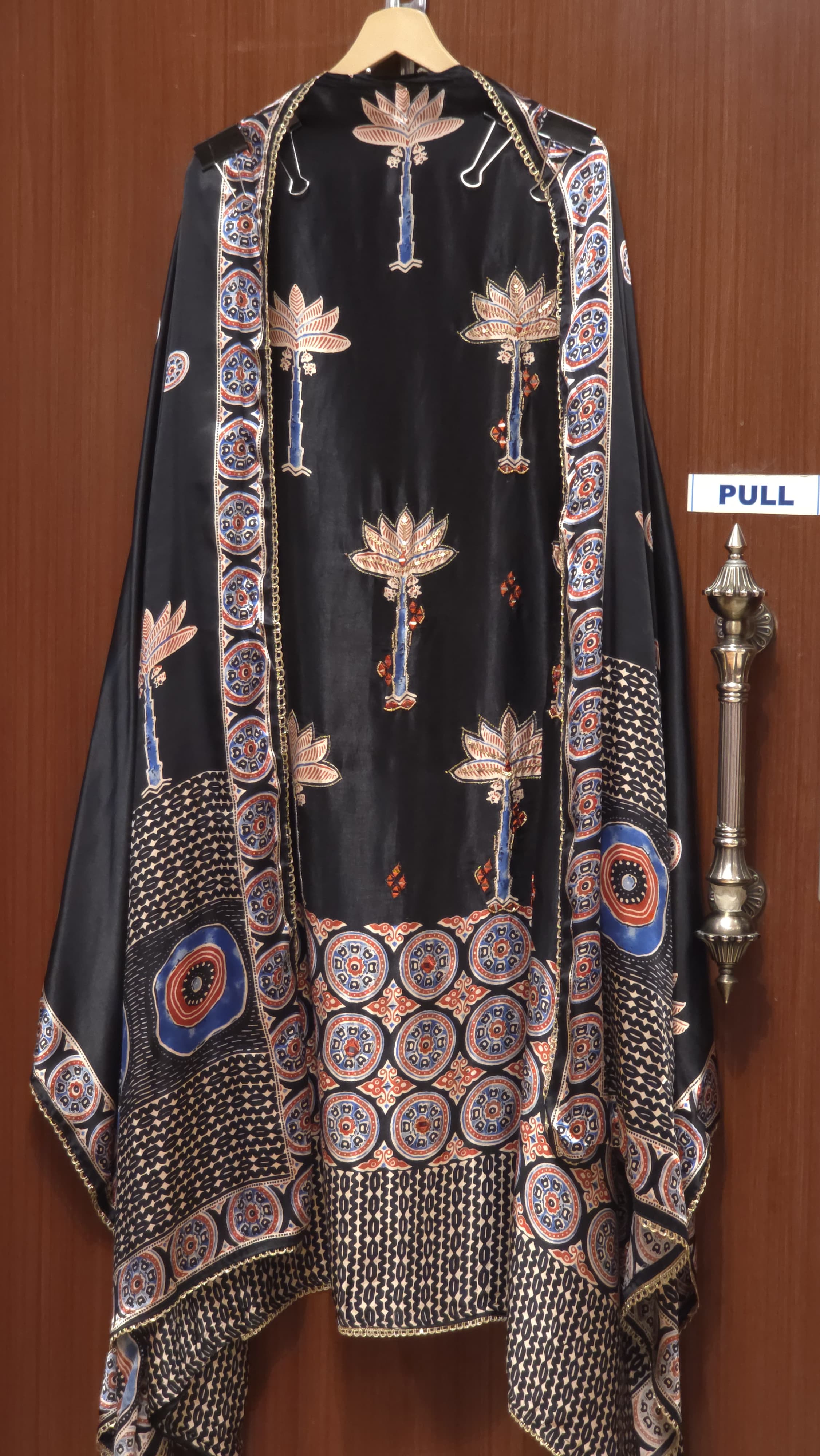 Gajji Silk 11.O with Tropical & Ajrakh Fusion Prints