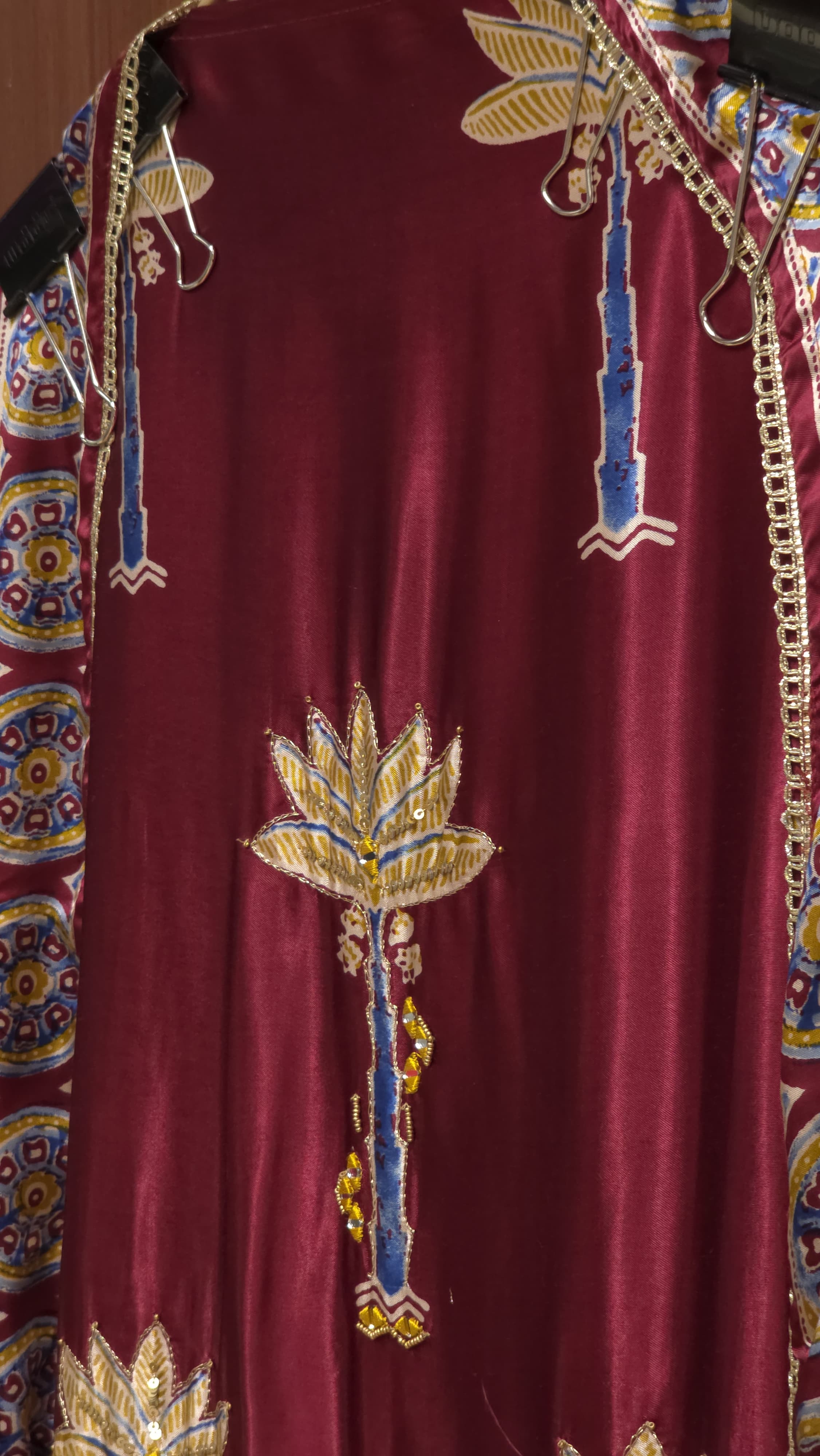 Gajji Silk 11.O with Tropical & Ajrakh Fusion Prints