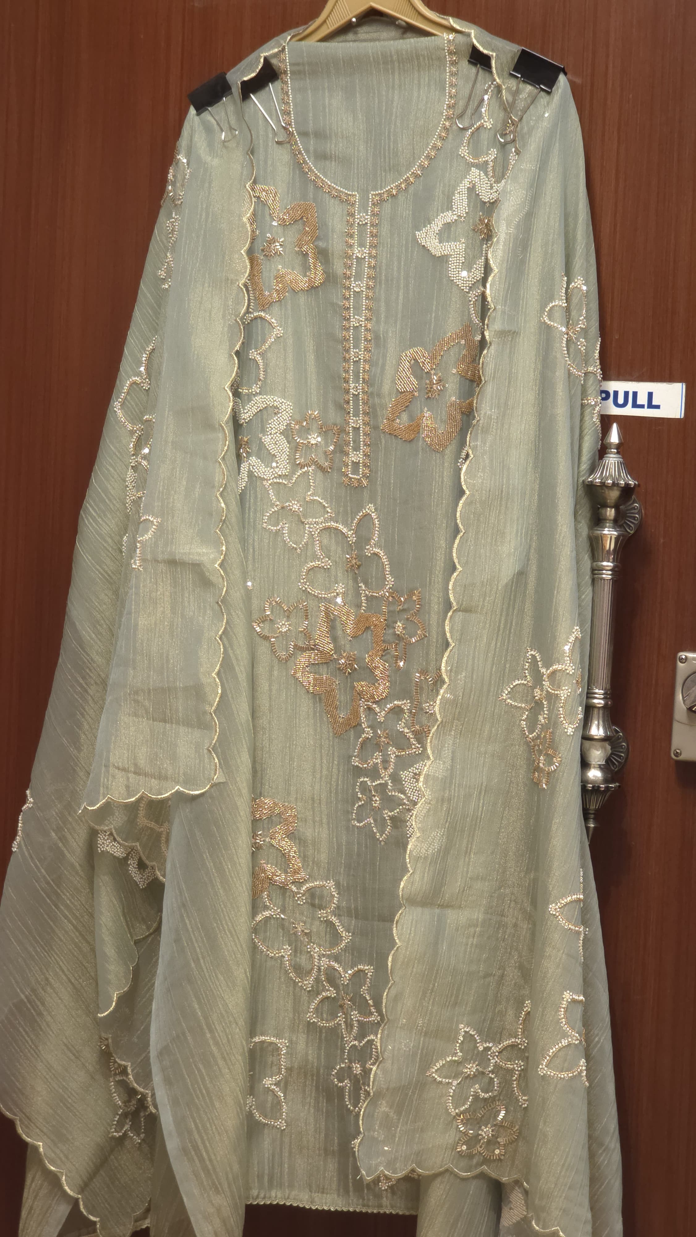 Luxury Crushed Tissue Designer Suit