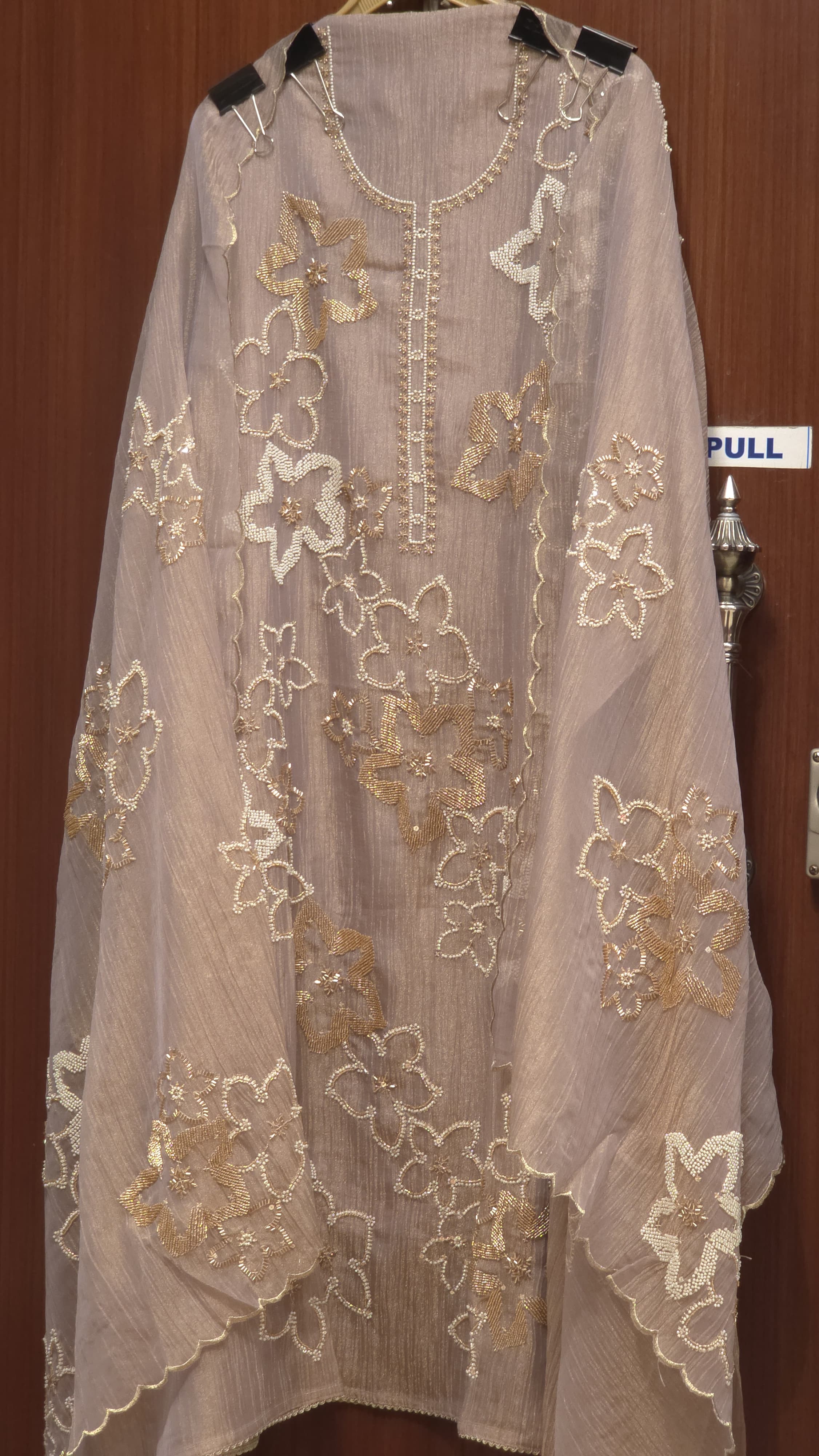 Luxury Crushed Tissue Designer Suit