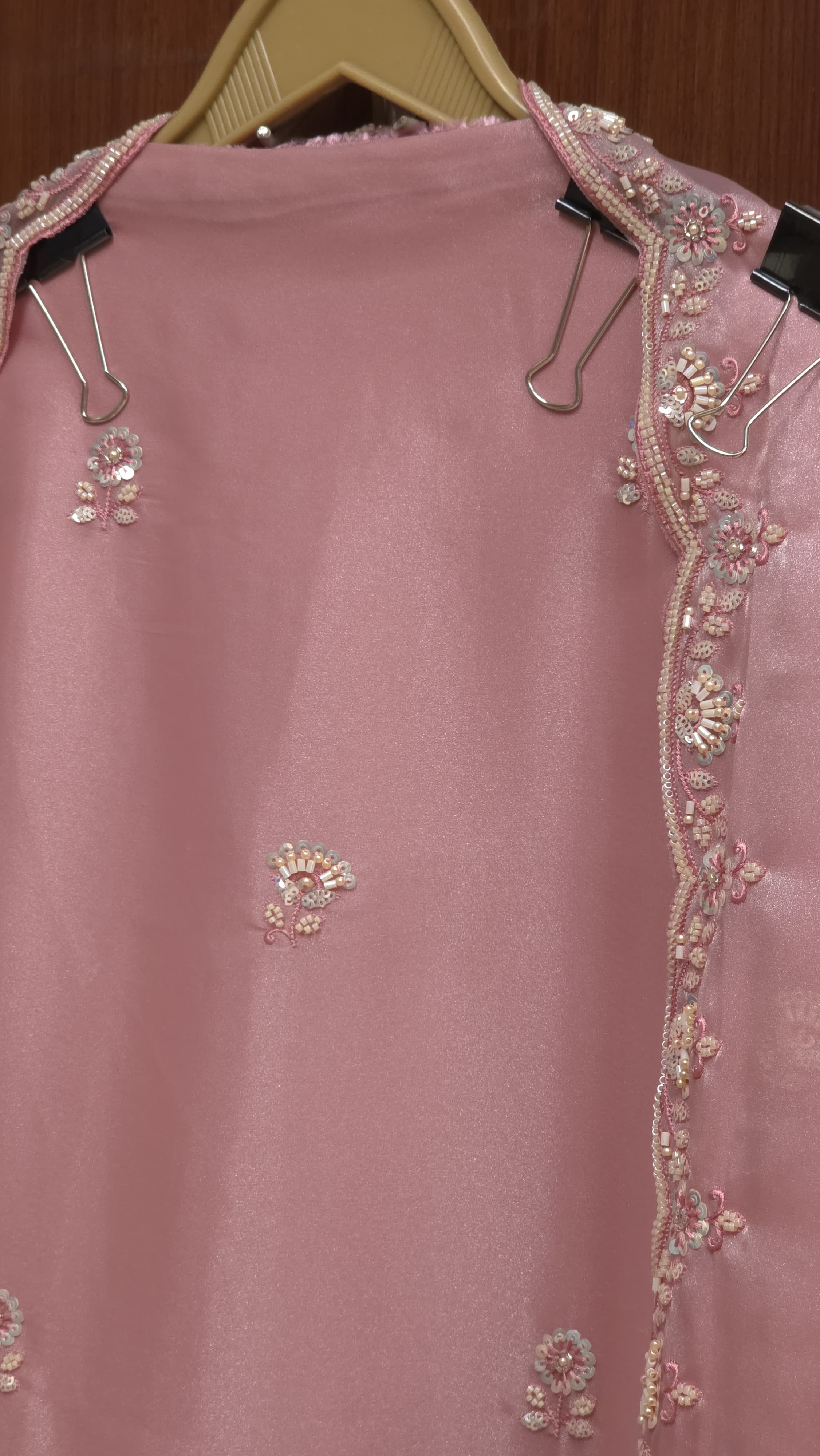 Stunning & Timeless Designer Inspired Glassy Tissue Suit