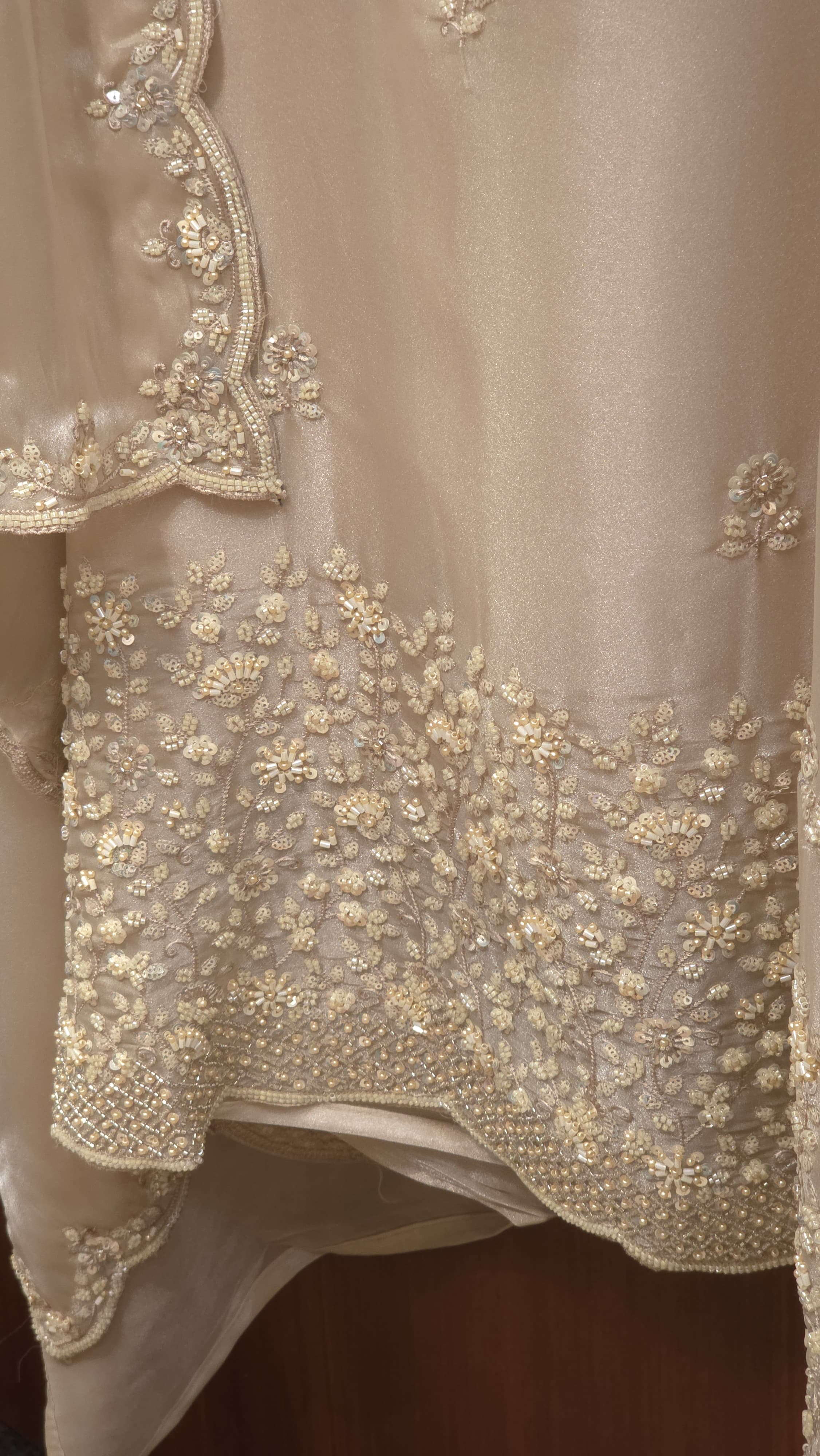 Stunning & Timeless Designer Inspired Glassy Tissue Suit