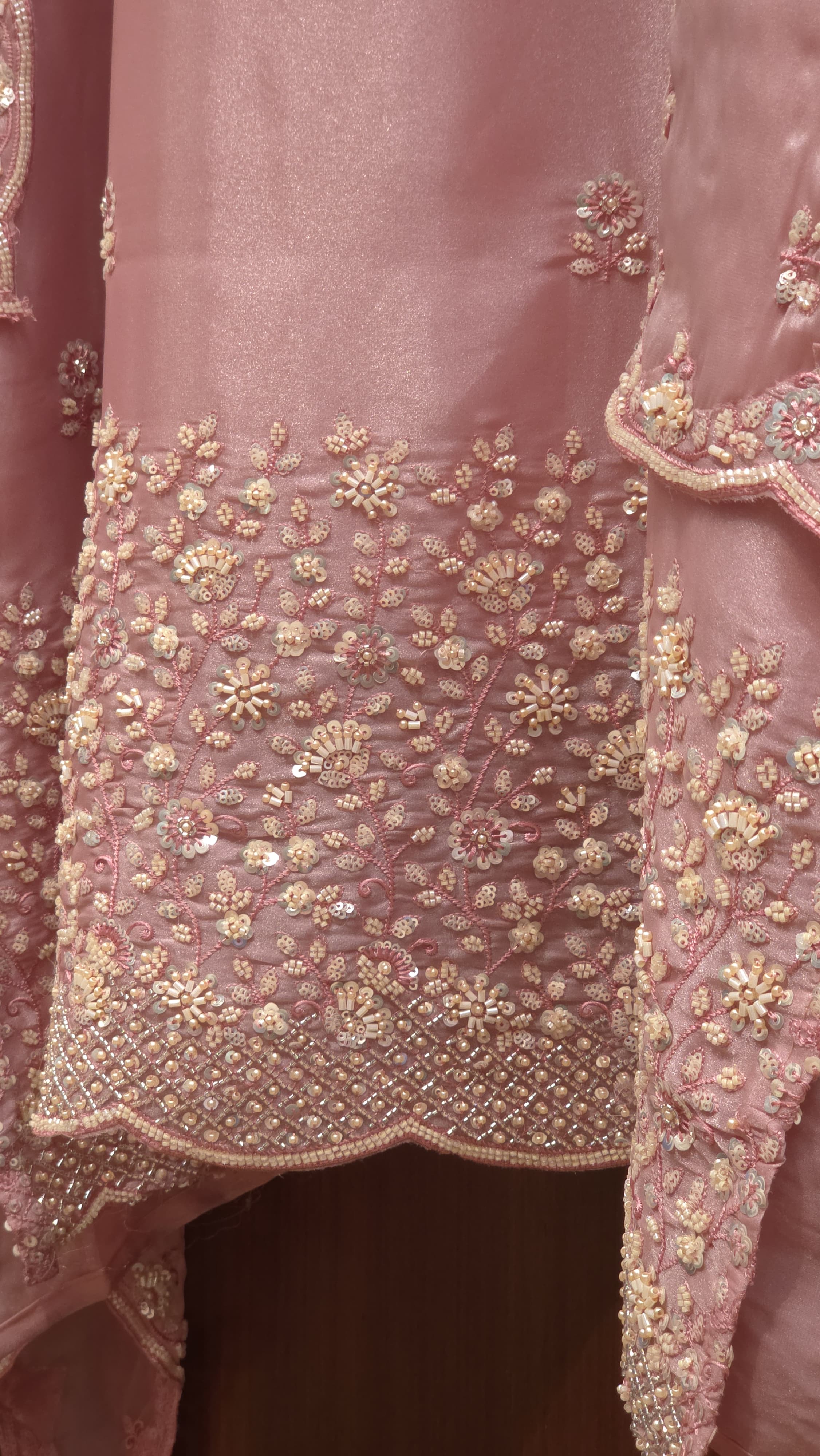 Stunning & Timeless Designer Inspired Glassy Tissue Suit