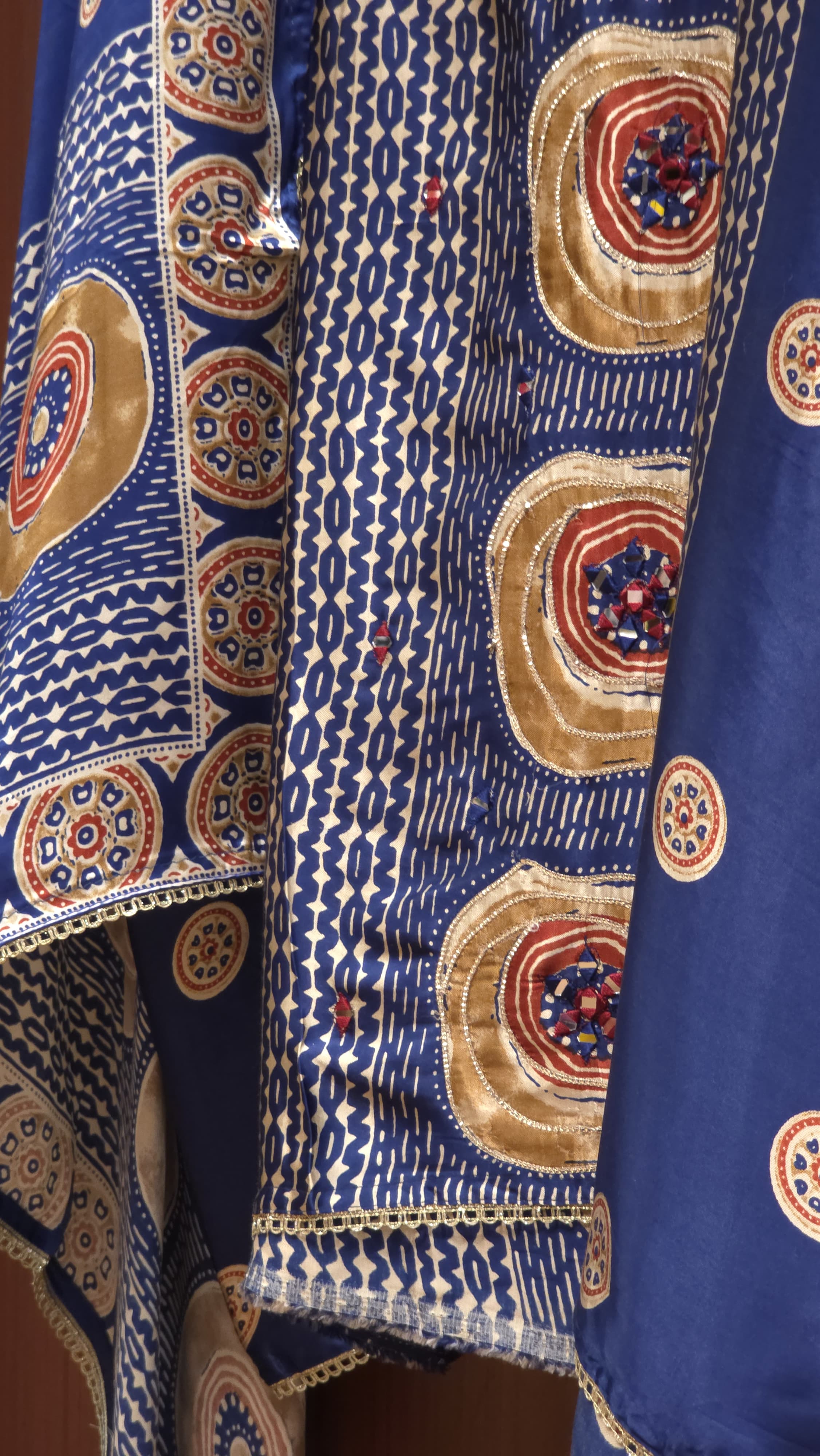 Gajji Silk 12.O with Jaipuri Shibori Prints
