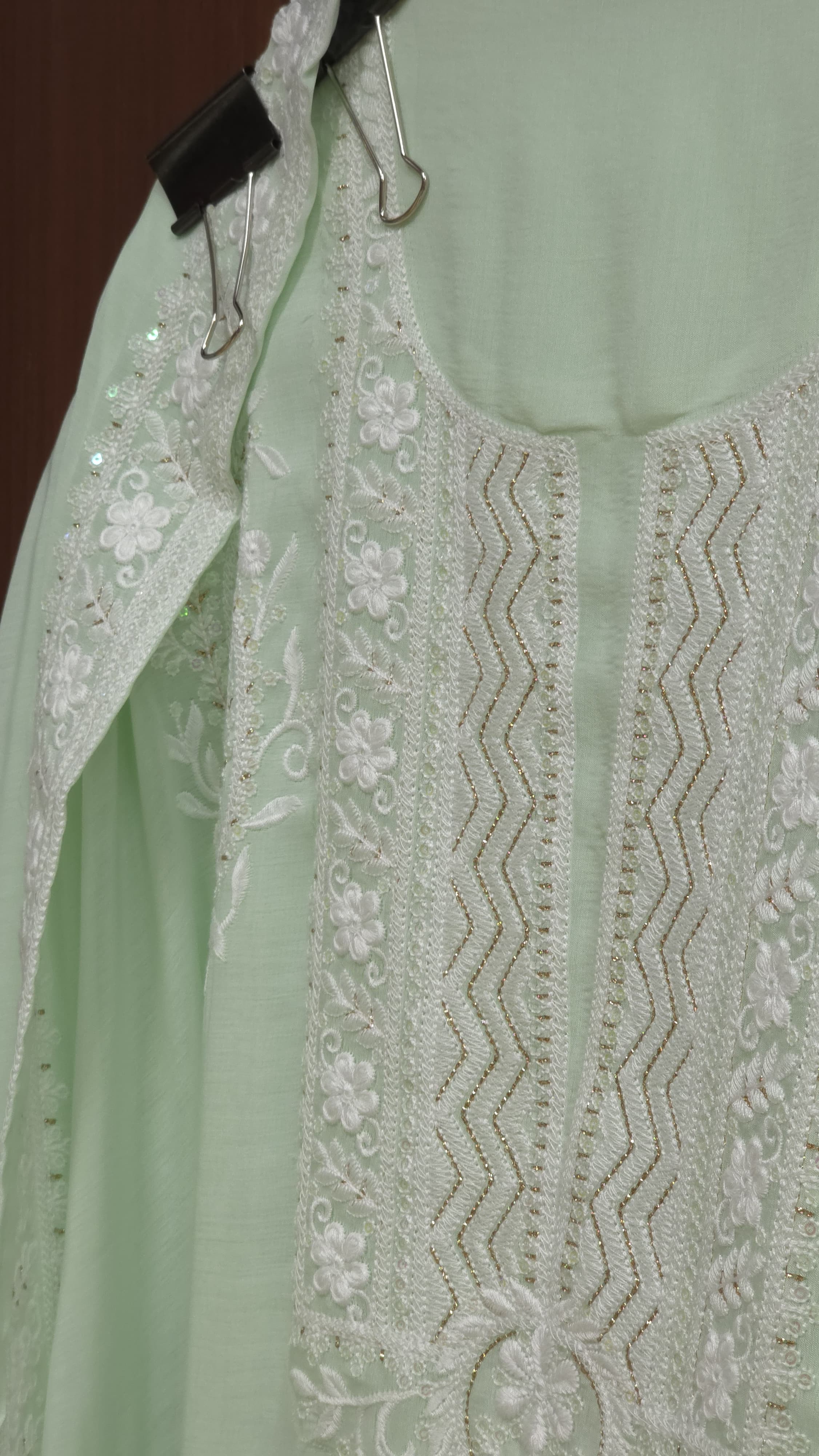 Lucknowi Mul Chanderi Suit 1.O