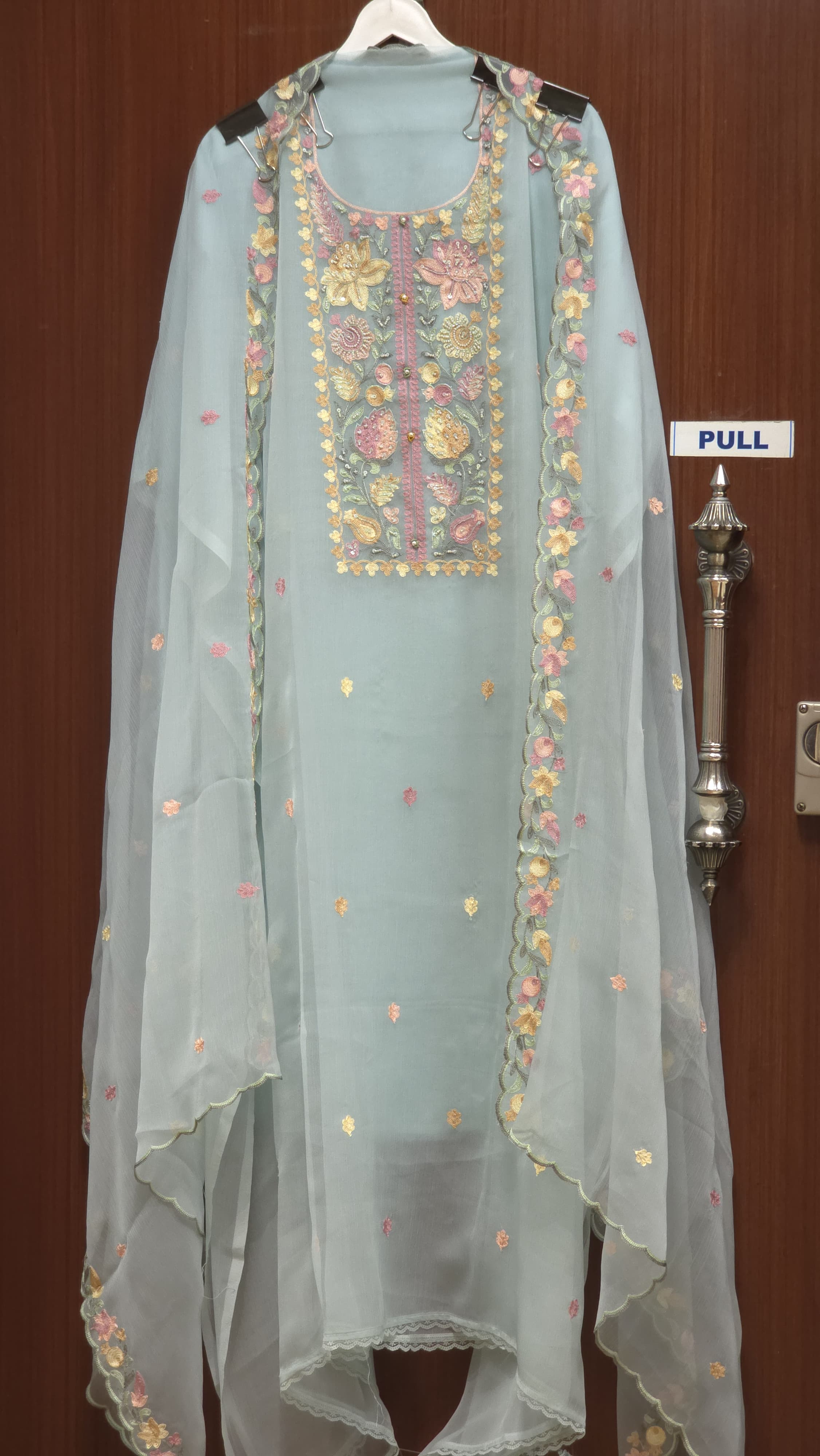 Crinkled Pure Chiffon Suit 3.O